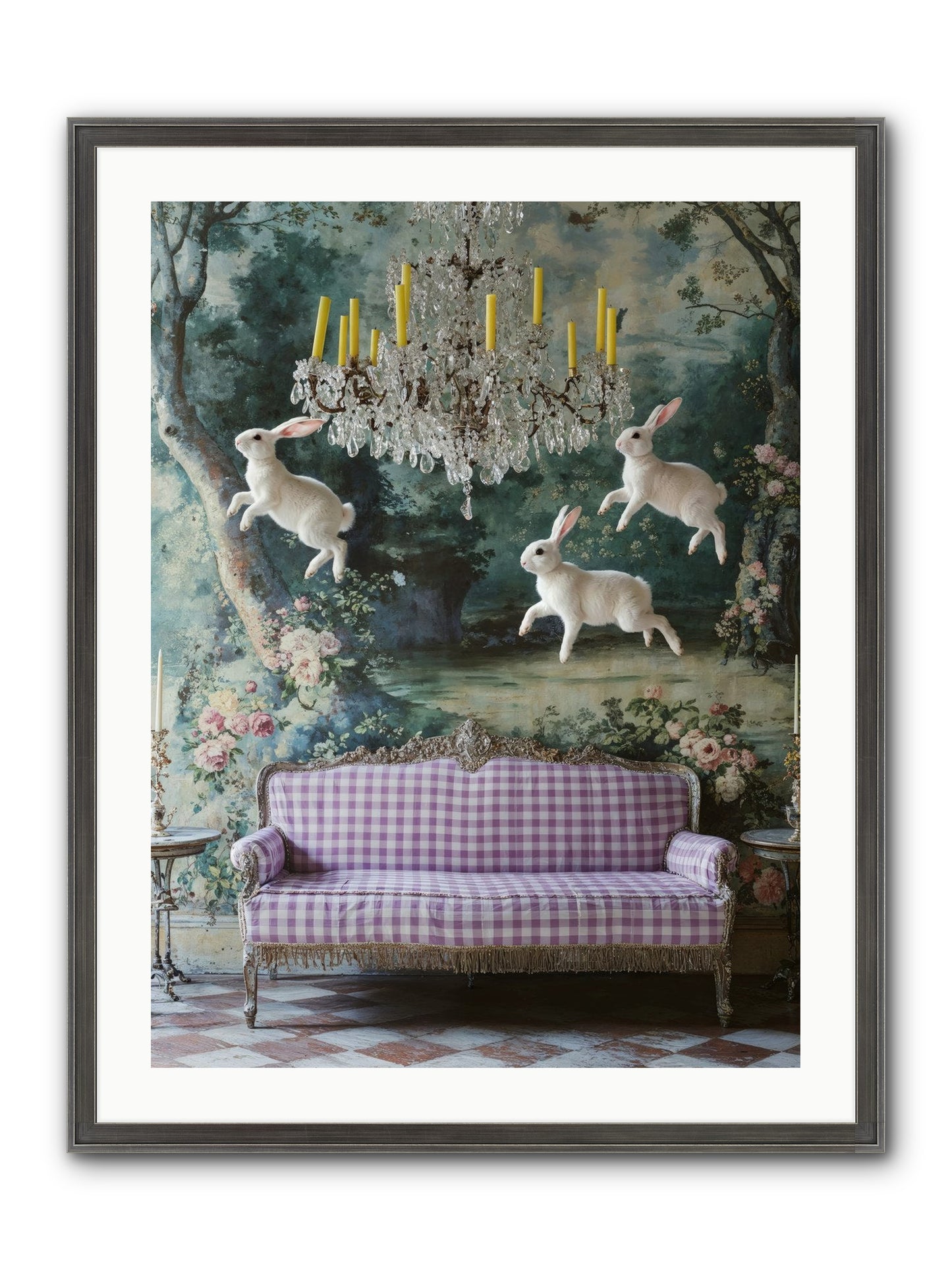 Theater Of Morning Light Framed Print - Slimwoods Black/Silver 24x32