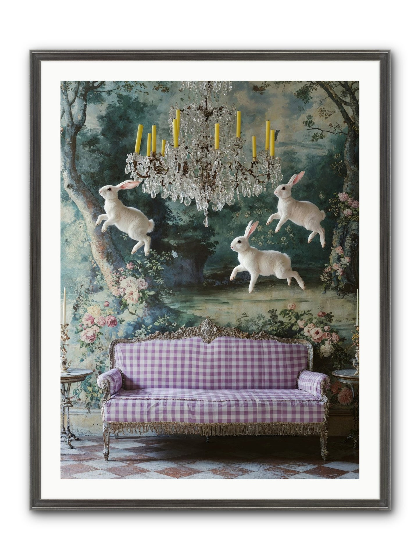 Theater Of Morning Light Framed Print - Slimwoods Black/Silver 30x40