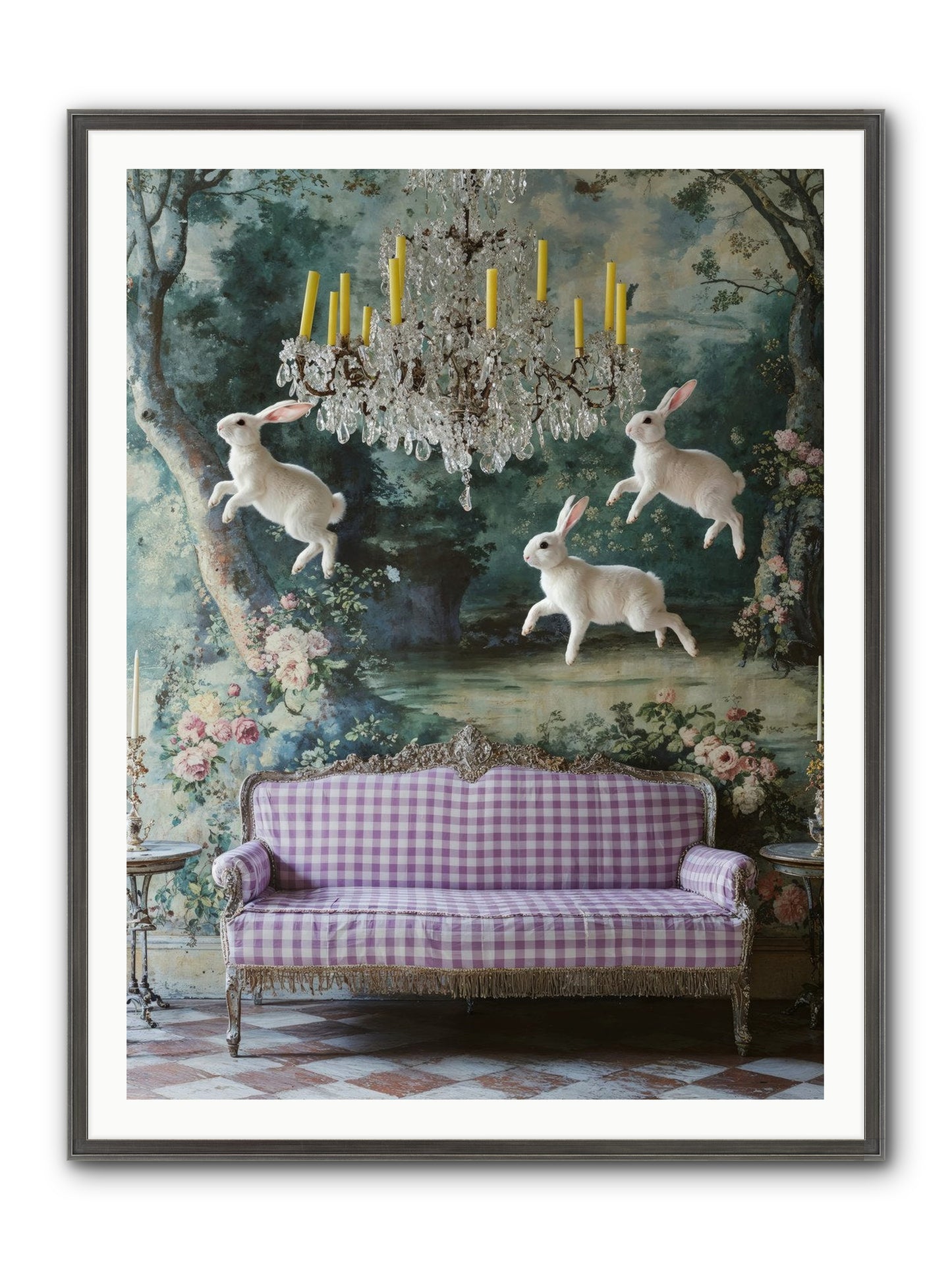 Theater Of Morning Light Framed Print - Slimwoods Black/Silver 36x48