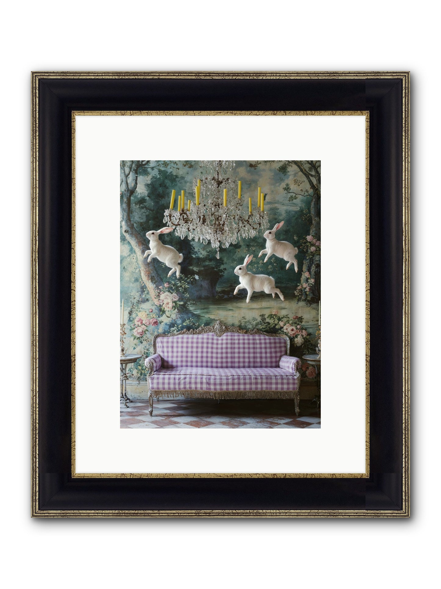 Theater Of Morning Light Framed Print - Black & Gold 9x12