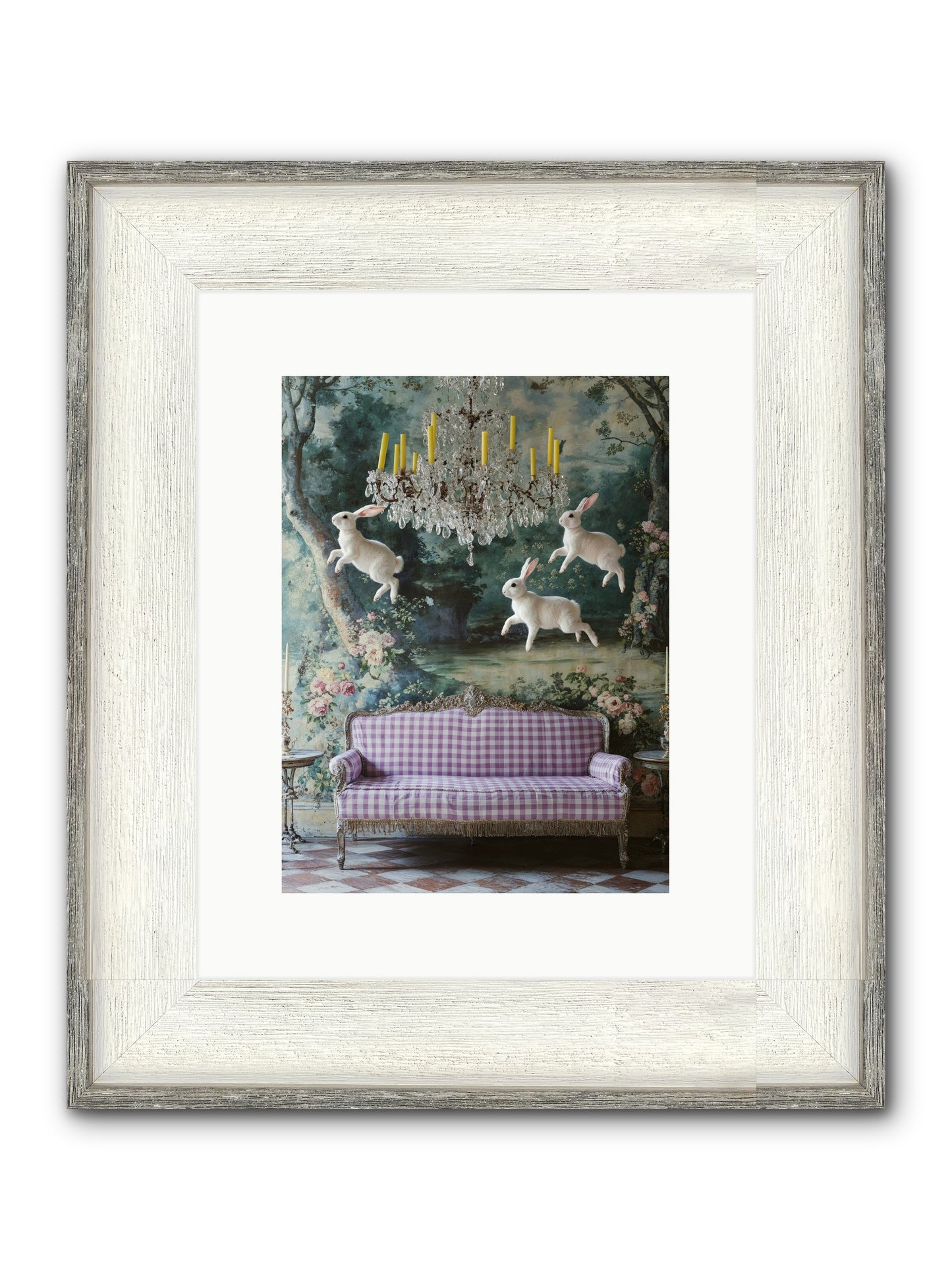Theater Of Morning Light Framed Print - Driftwood White 9x12