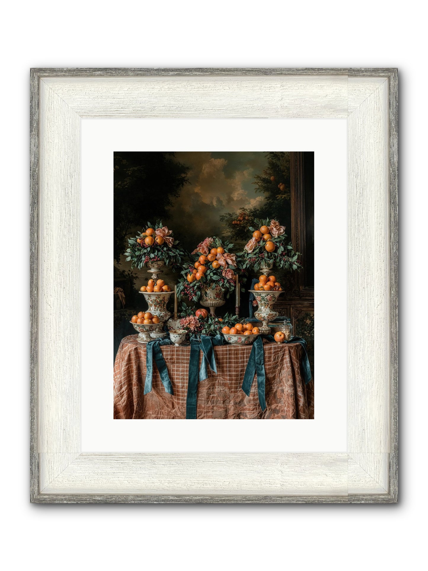 Theater Of Sweetness Framed Print - Driftwood White 12x16