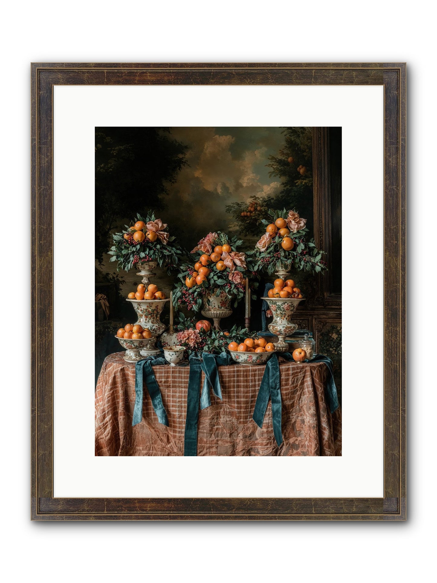 Theater Of Sweetness Framed Print - Slimwoods Black/Gold 12x16