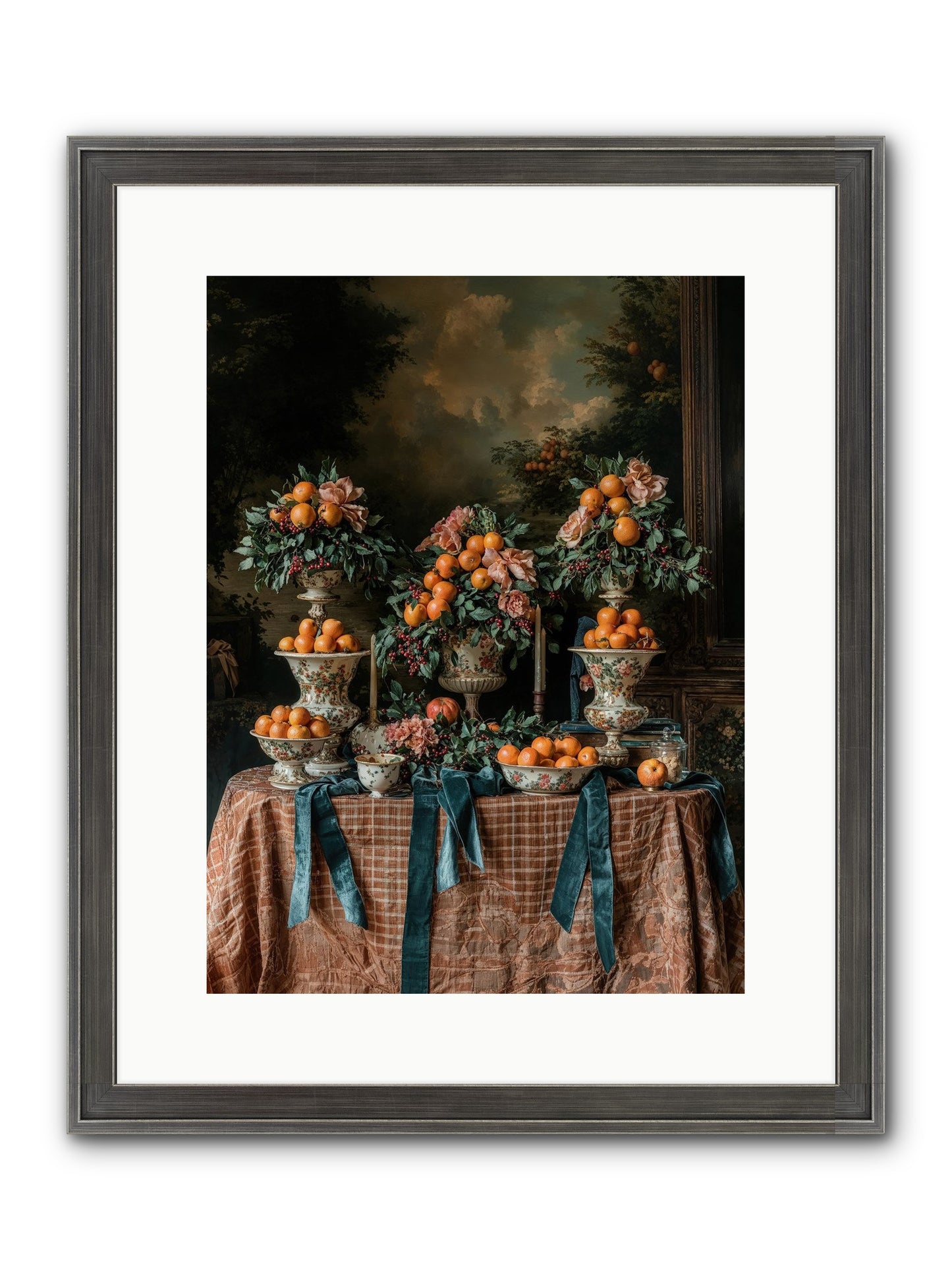 Theater Of Sweetness Framed Print - Slimwoods Black/Silver 12x16