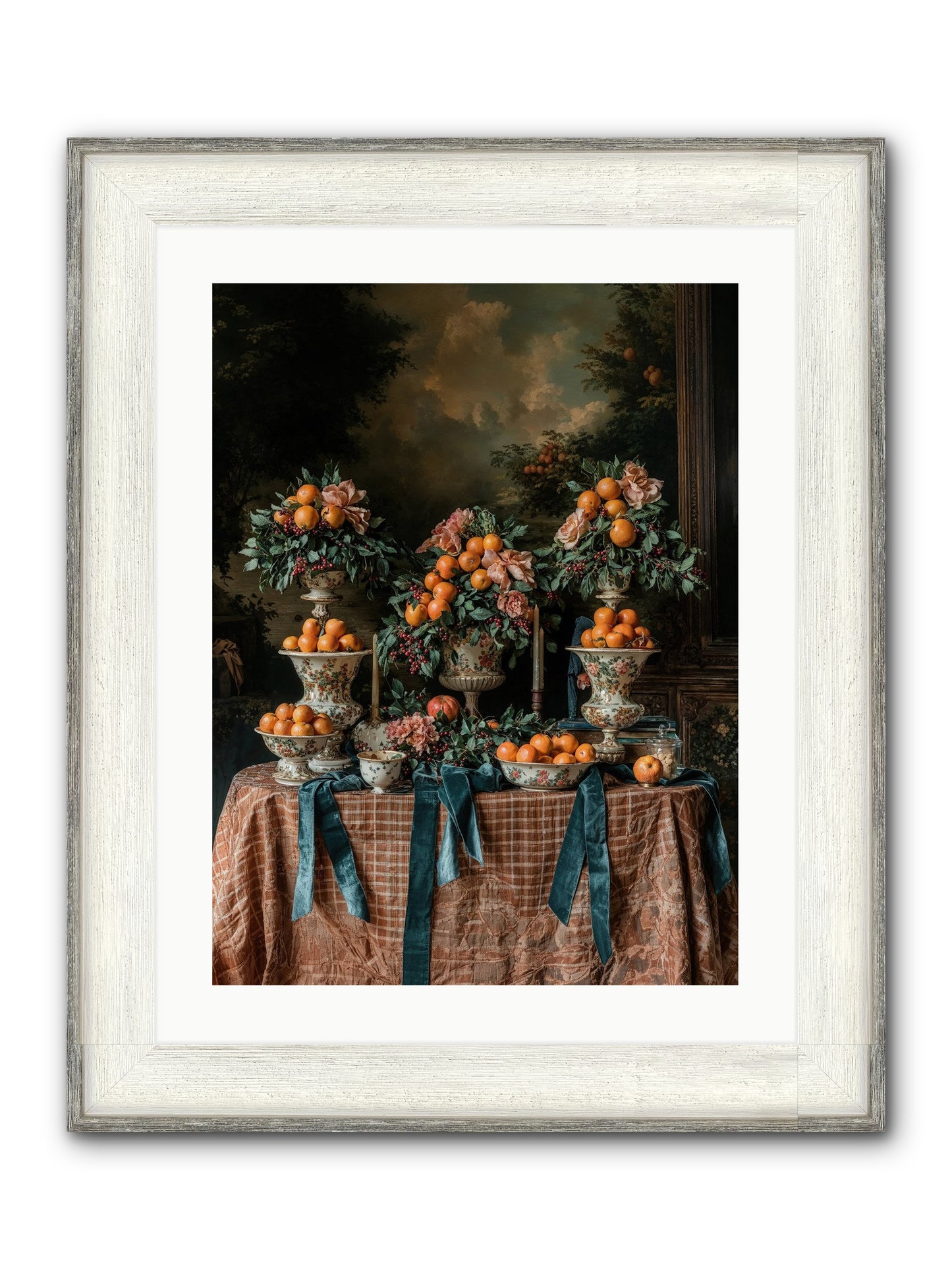 Theater Of Sweetness Framed Print - Driftwood White 18x24