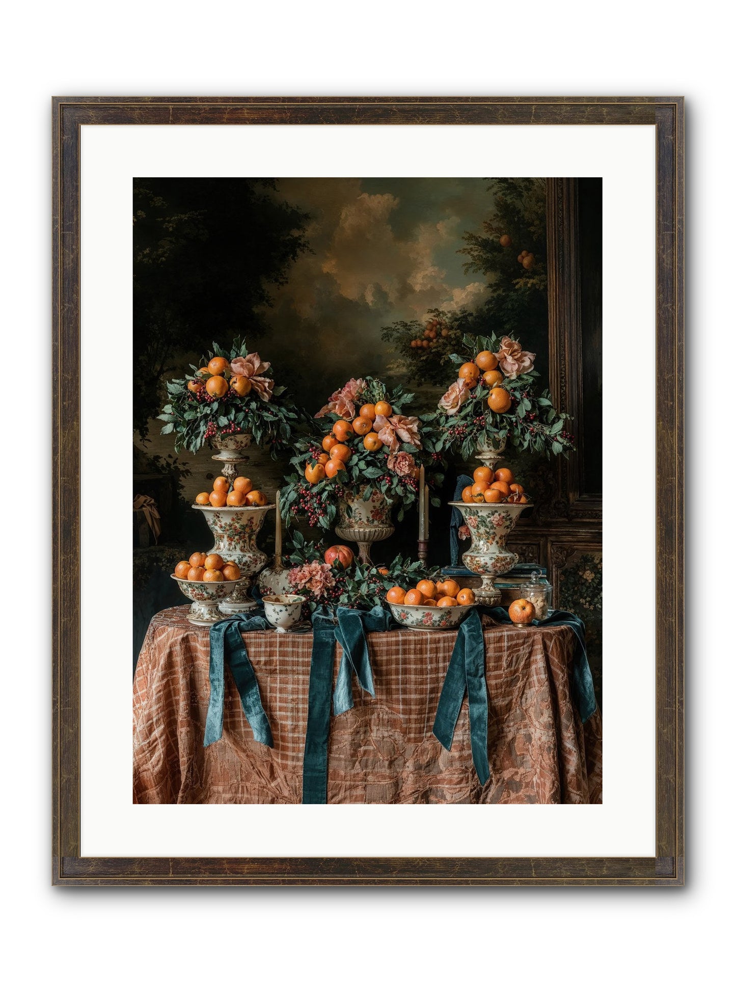 Theater Of Sweetness Framed Print - Slimwoods Black/Gold 18x24