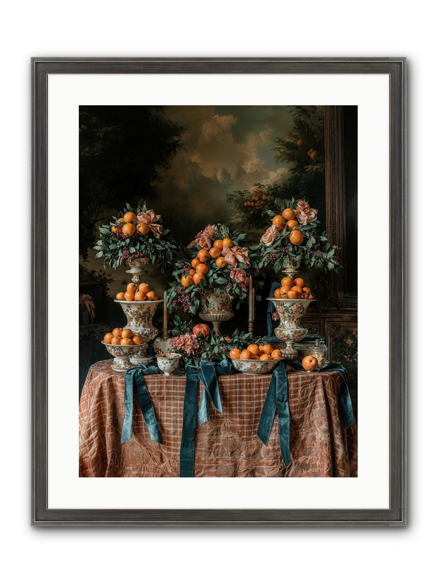 Theater Of Sweetness Framed Print - Slimwoods Black/Silver 18x24