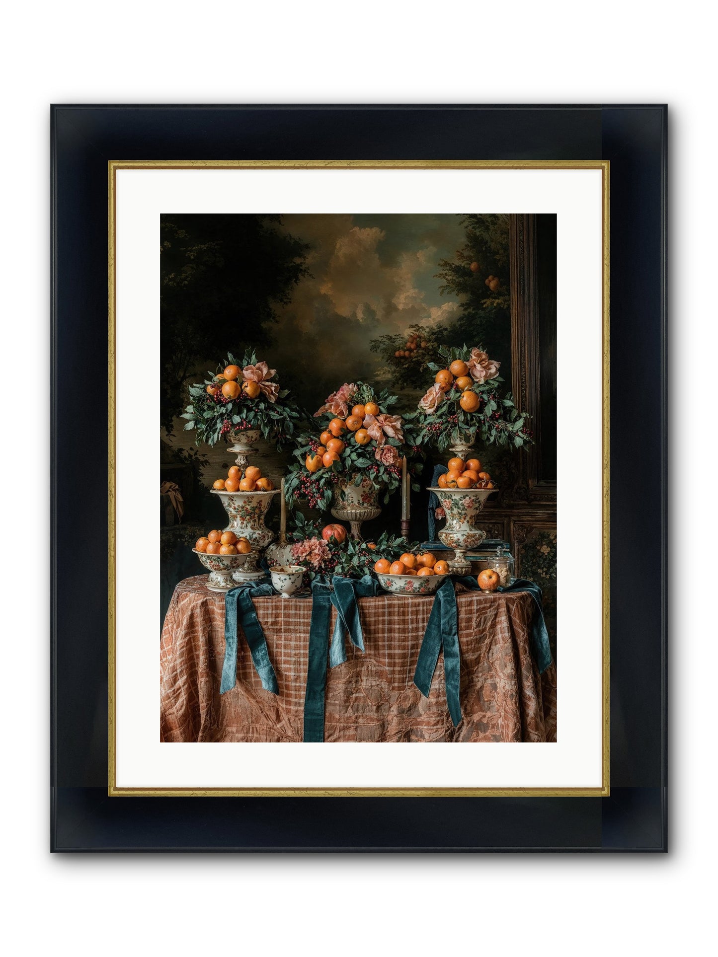 Theater Of Sweetness Framed Print - Wide Black w/Gold 18x24