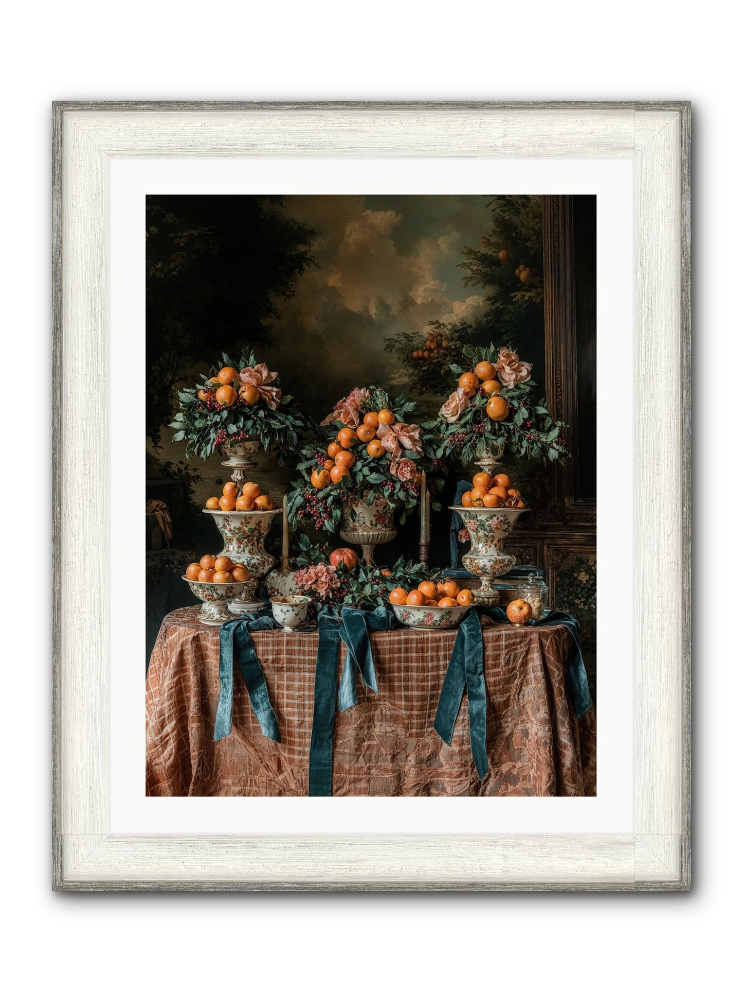 Theater Of Sweetness Framed Print - Driftwood White 24x32