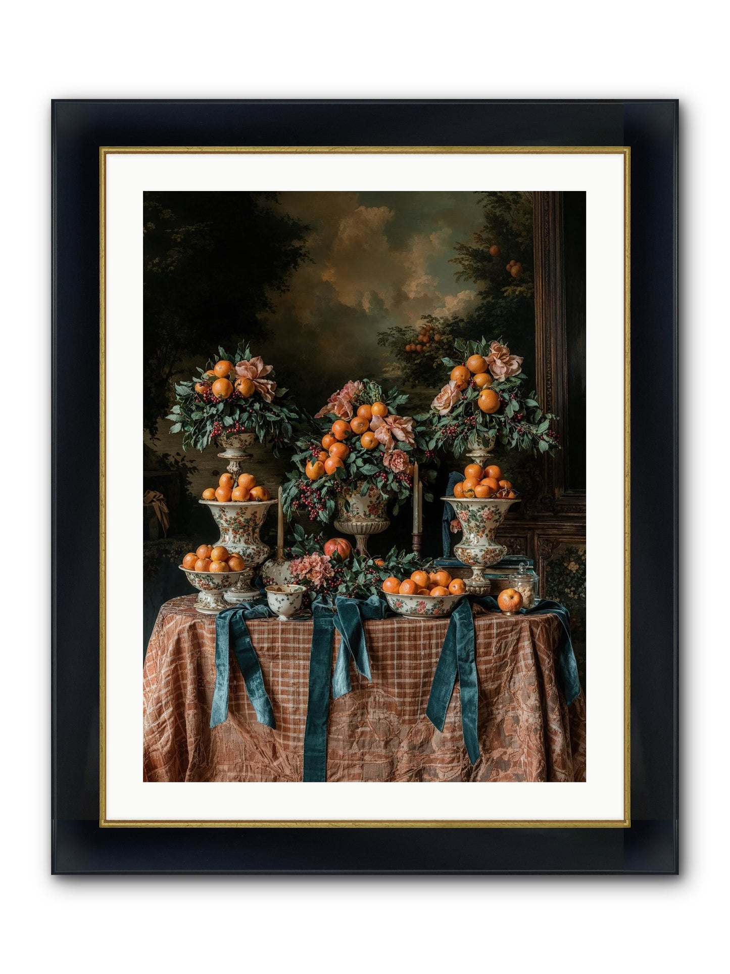 Theater Of Sweetness Framed Print - Wide Black w/Gold 24x32