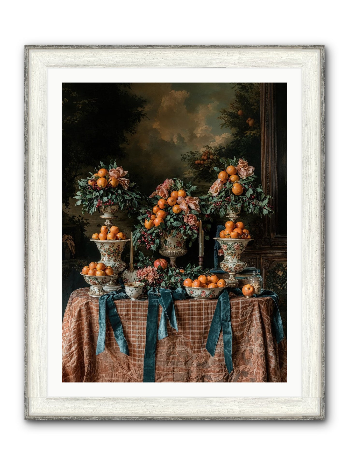 Theater Of Sweetness Framed Print - Driftwood White 30x40