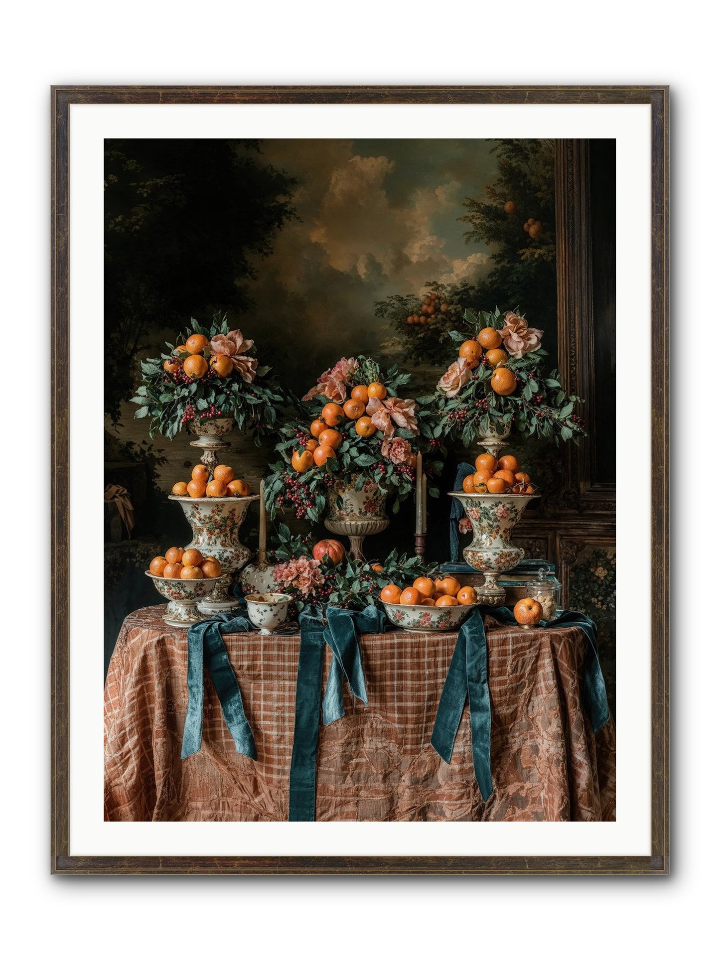 Theater Of Sweetness Framed Print - Slimwoods Black/Gold 30x40
