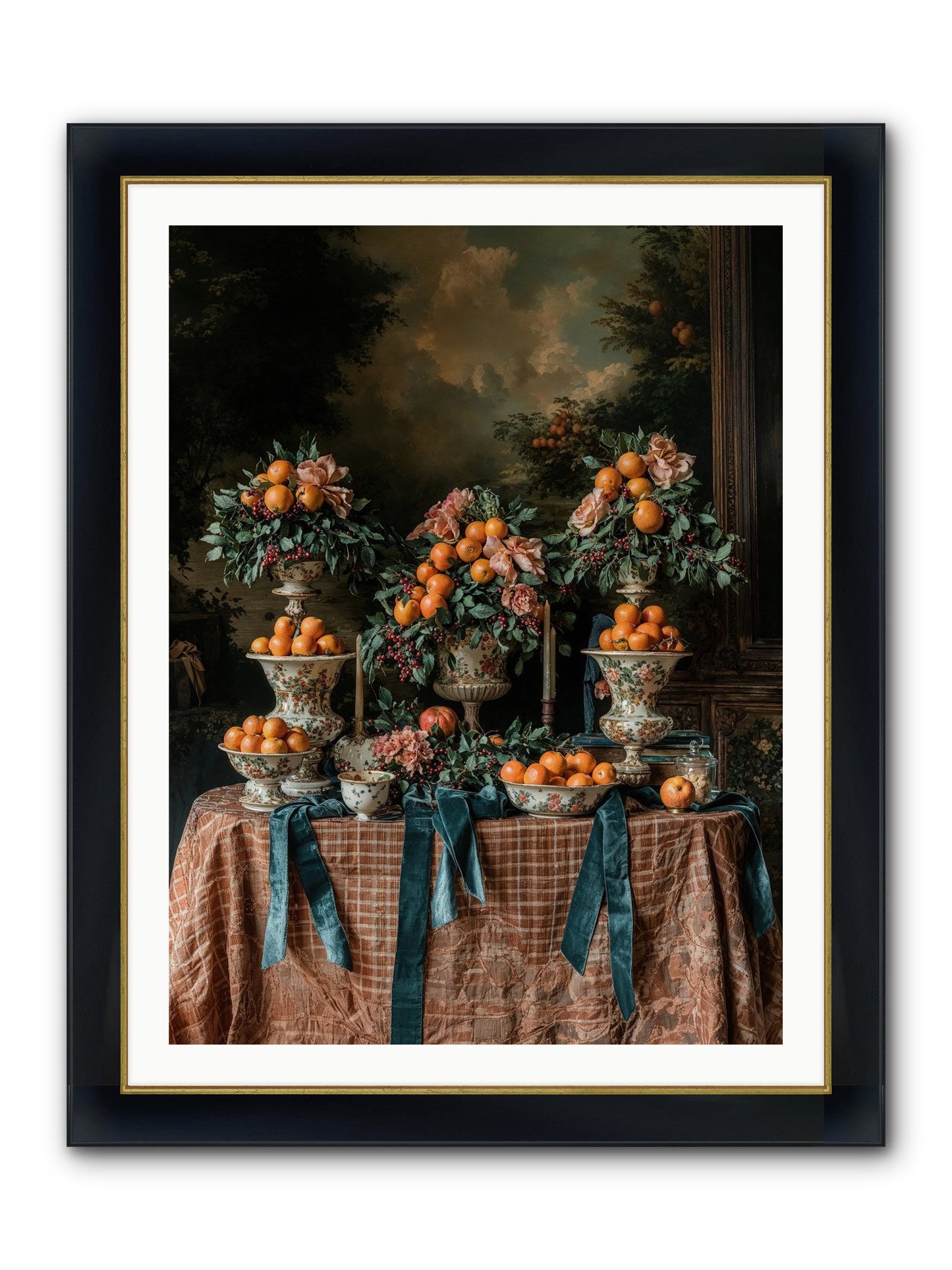 Theater Of Sweetness Framed Print - Wide Black w/Gold 30x40