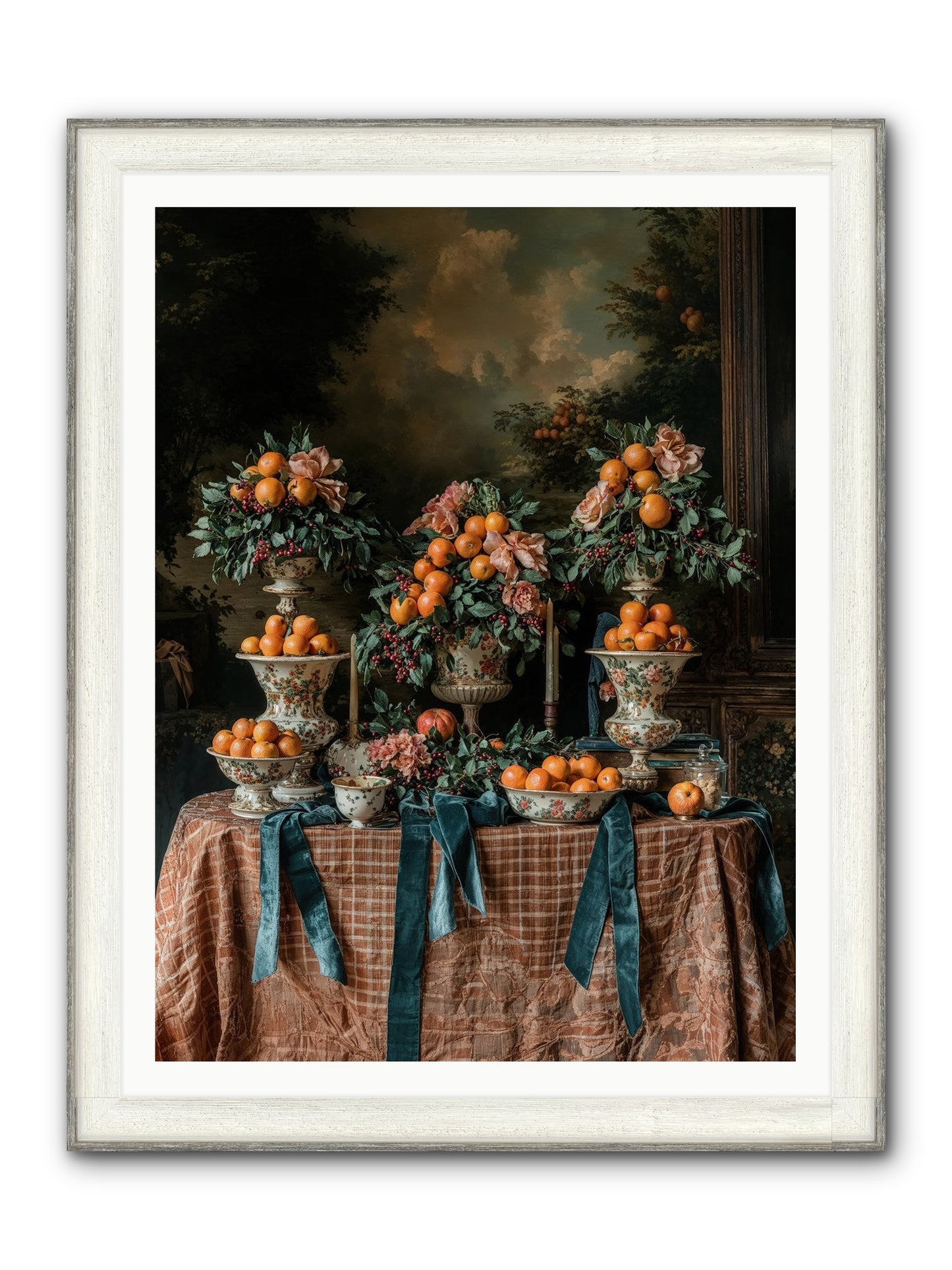 Theater Of Sweetness Framed Print - Driftwood White 36x48