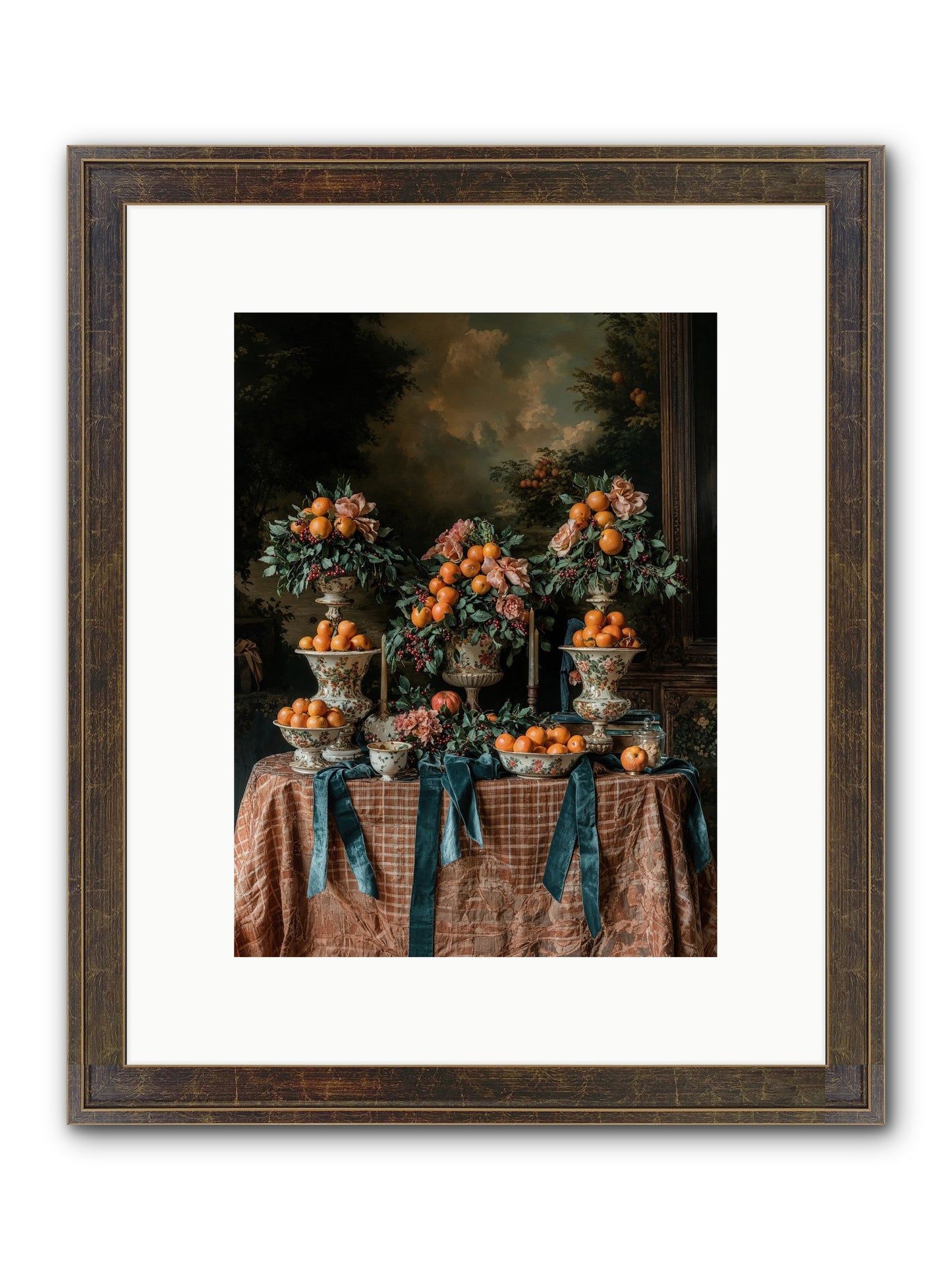 Theater Of Sweetness Framed Print - Slimwoods Black/Gold 9x12
