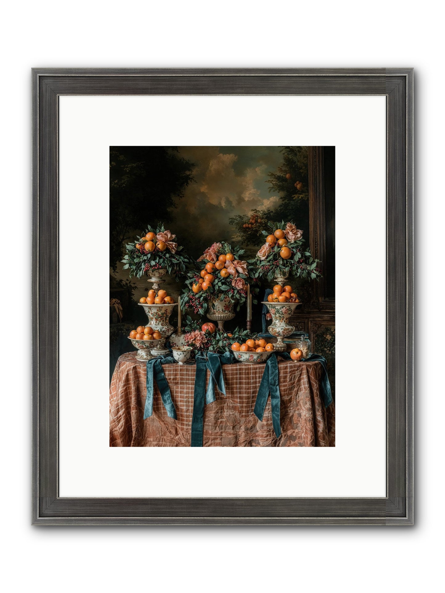 Theater Of Sweetness Framed Print - Slimwoods Black/Silver 9x12