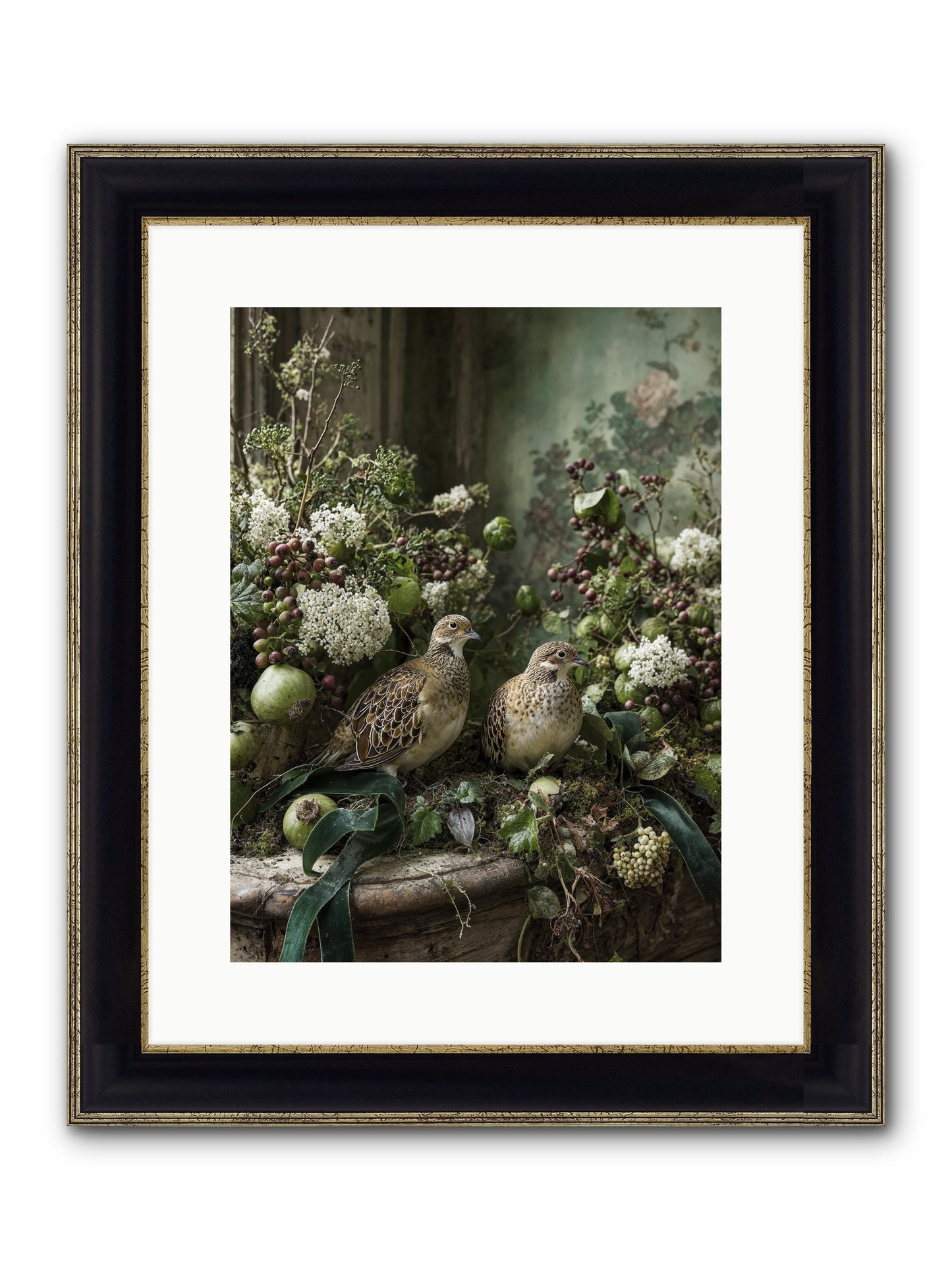Theatre Framed Print - Black & Gold 12x16
