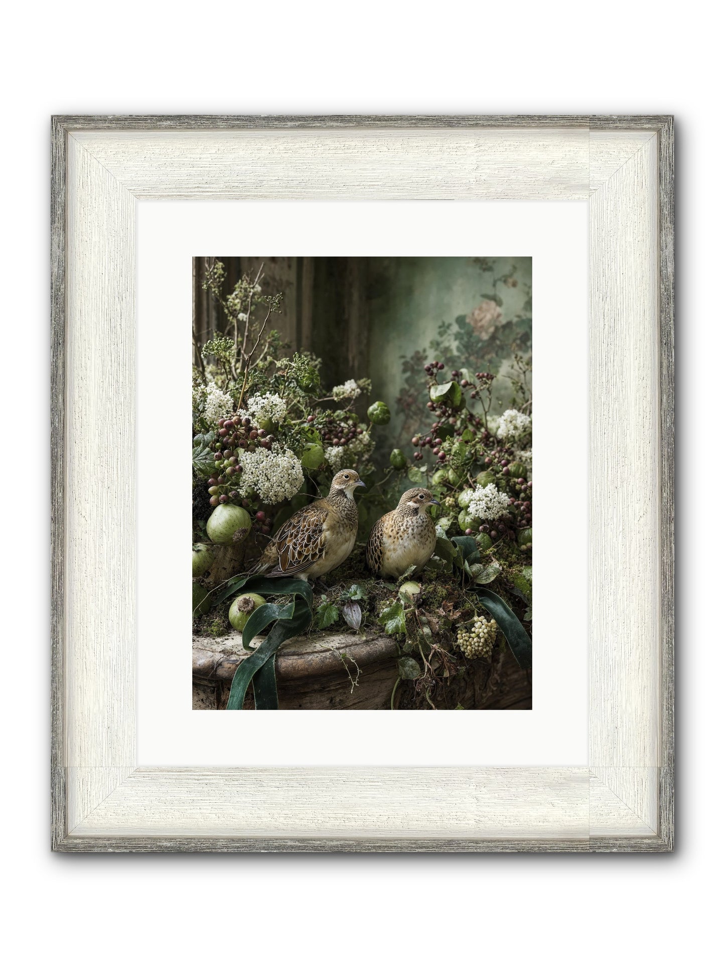 Theatre Framed Print - Driftwood White 12x16