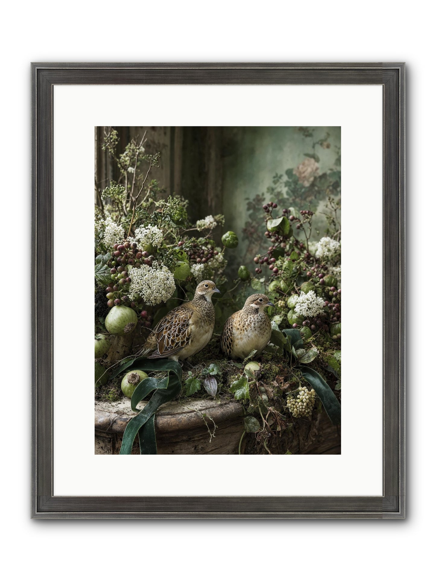 Theatre Framed Print - Slimwoods Black/Silver 12x16
