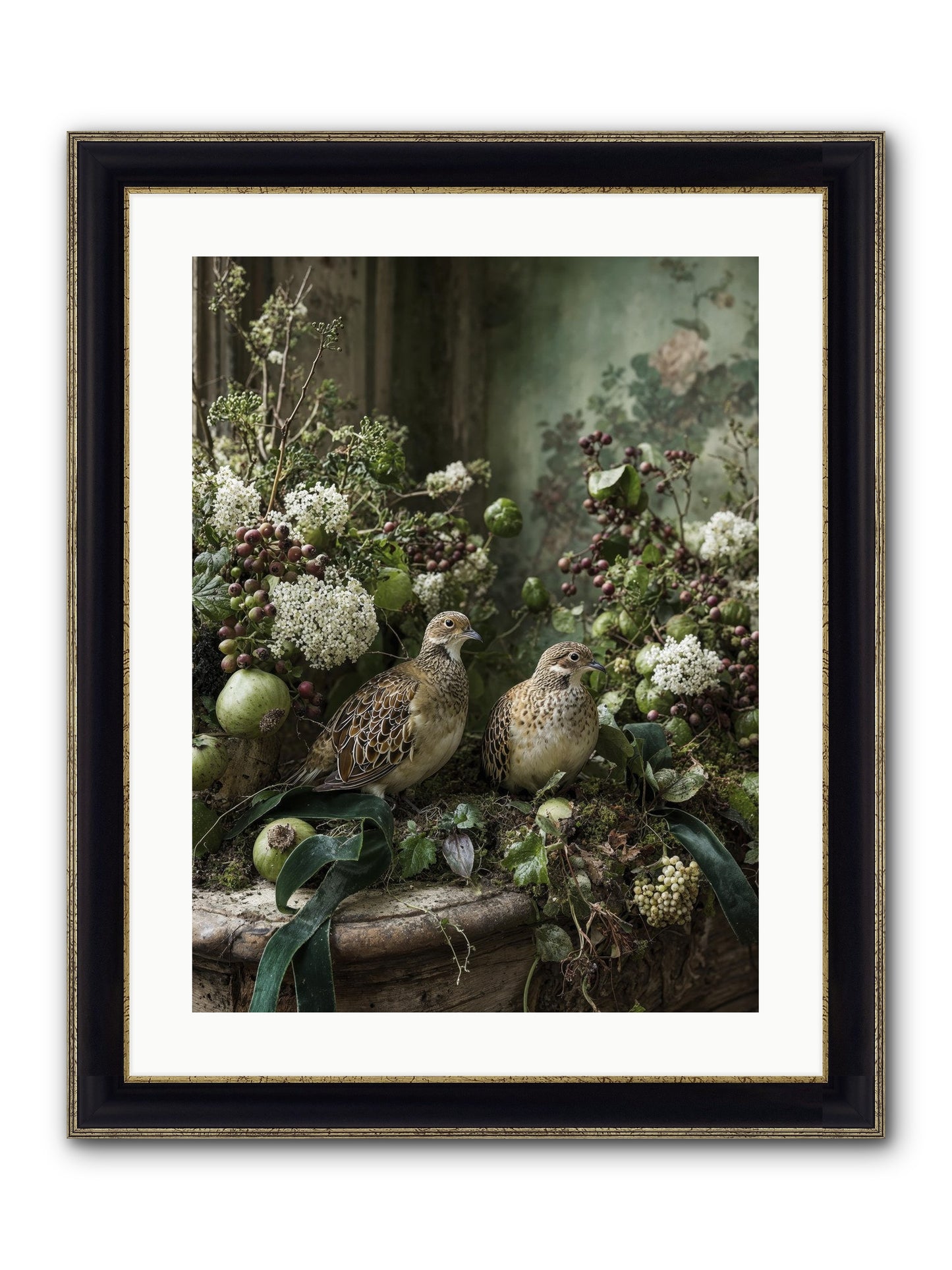 Theatre Framed Print - Black & Gold 18x24