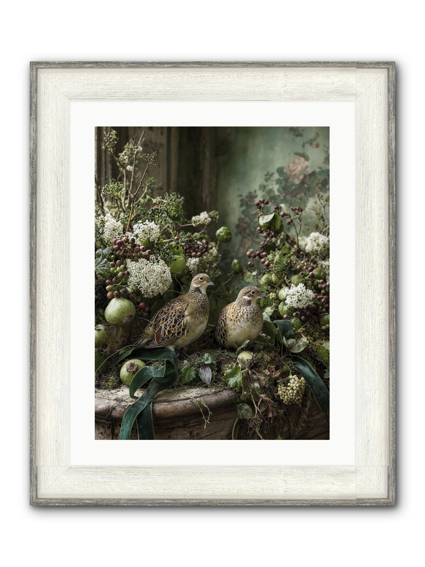 Theatre Framed Print - Driftwood White 18x24