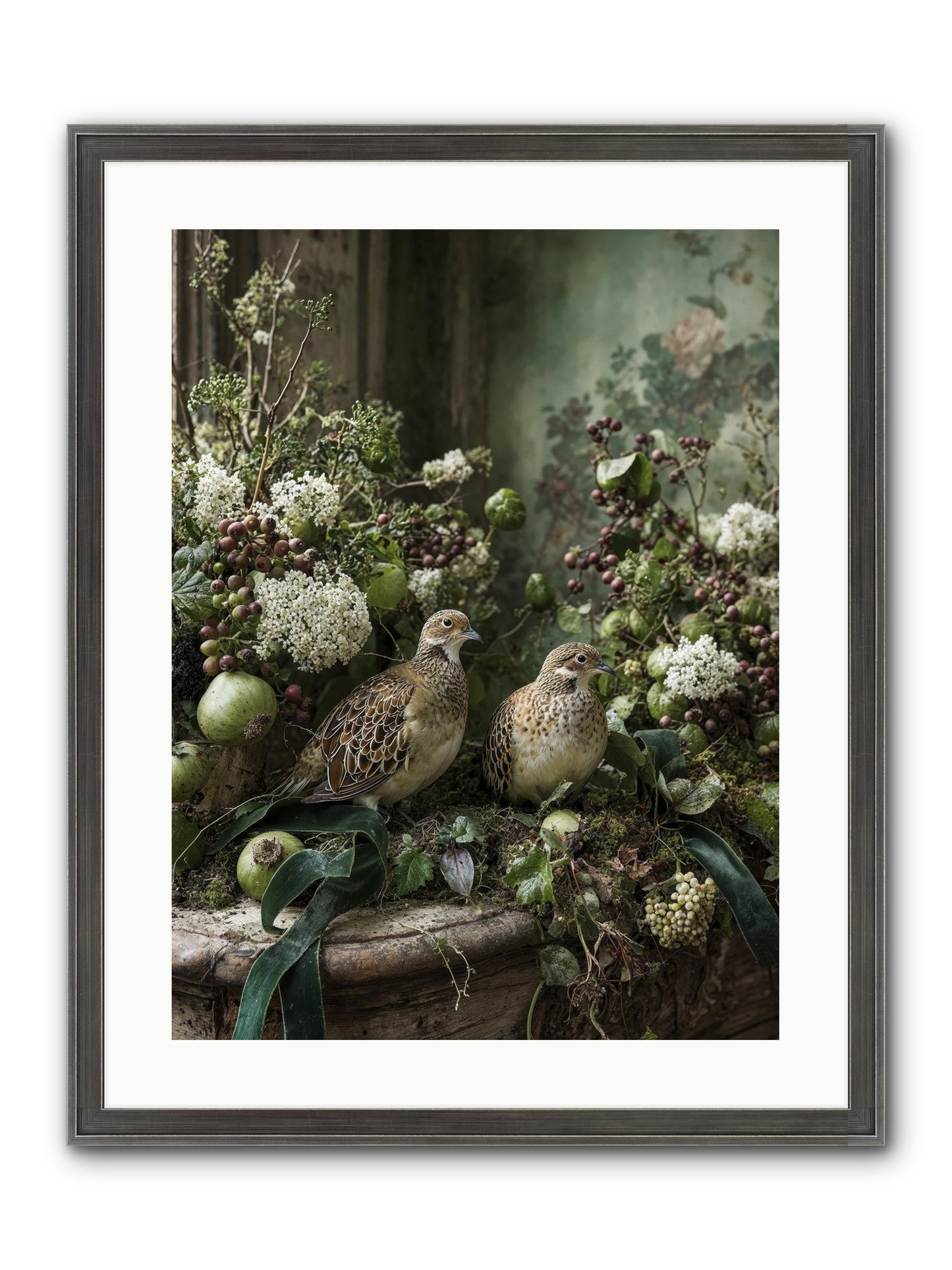 Theatre Framed Print - Slimwoods Black/Silver 18x24