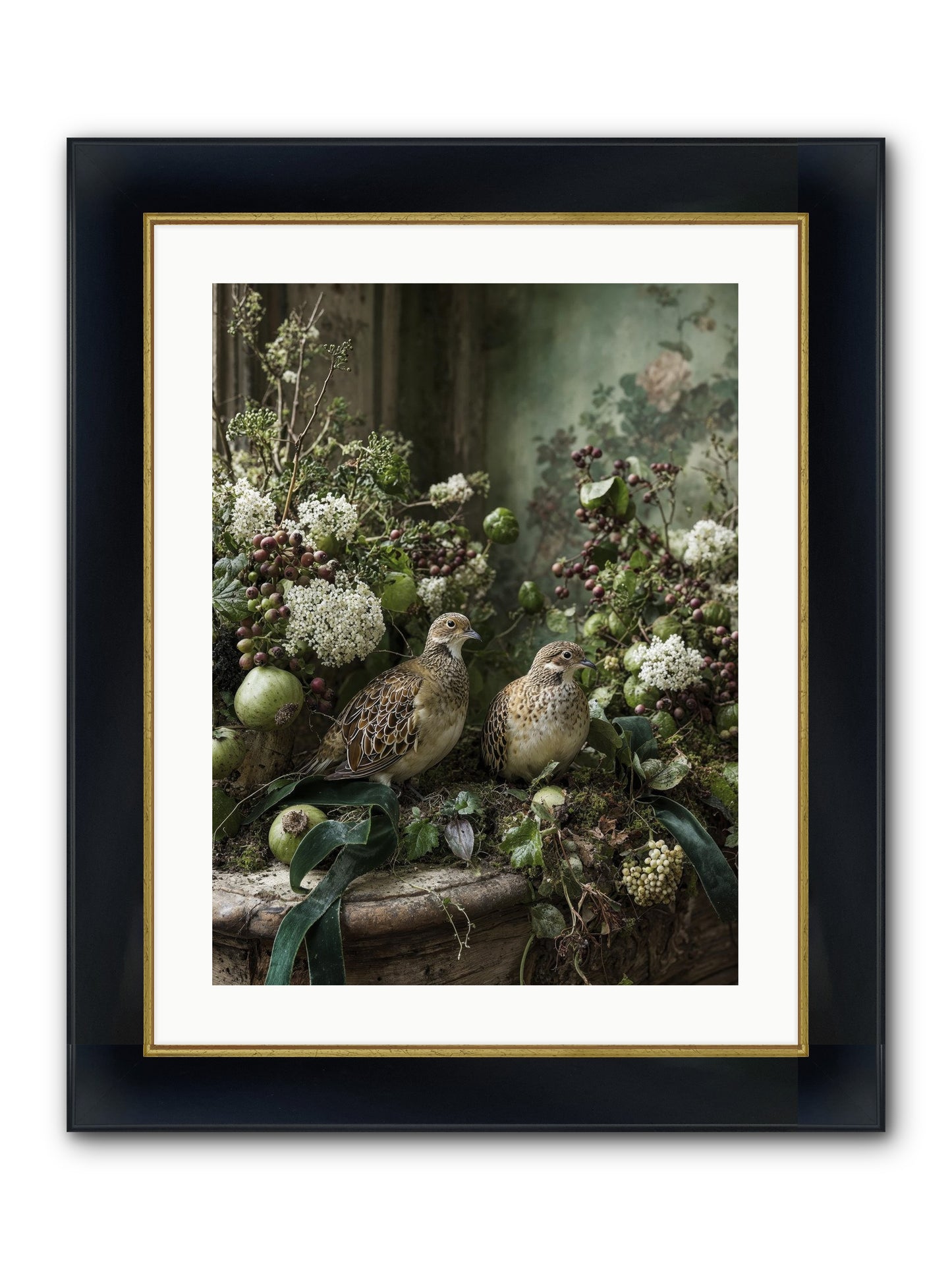 Theatre Framed Print - Wide Black w/Gold 18x24