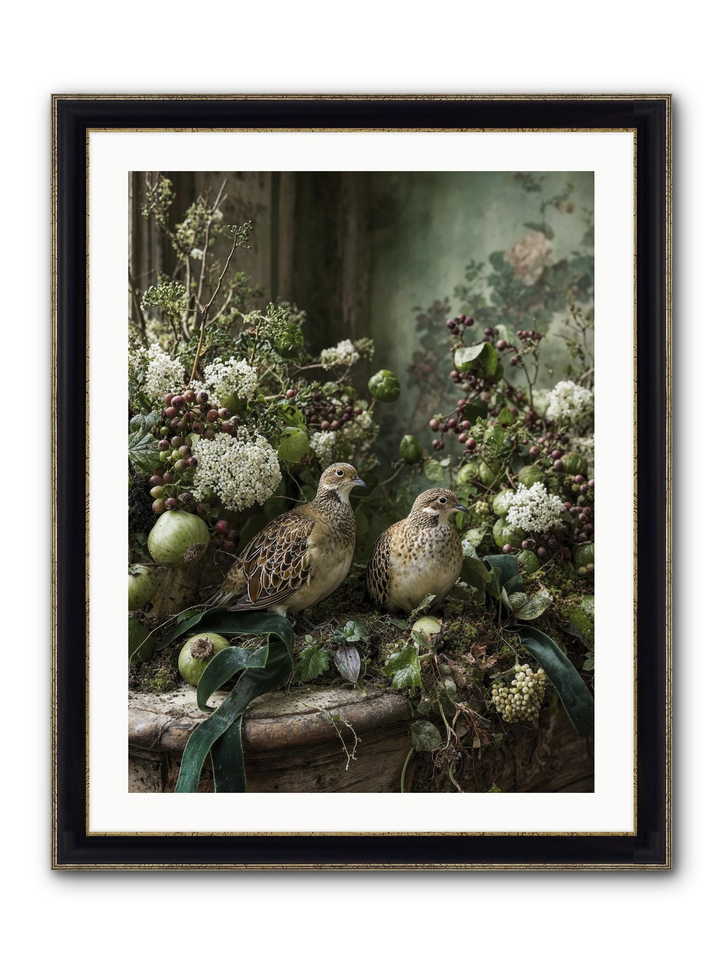 Theatre Framed Print - Black & Gold 24x32
