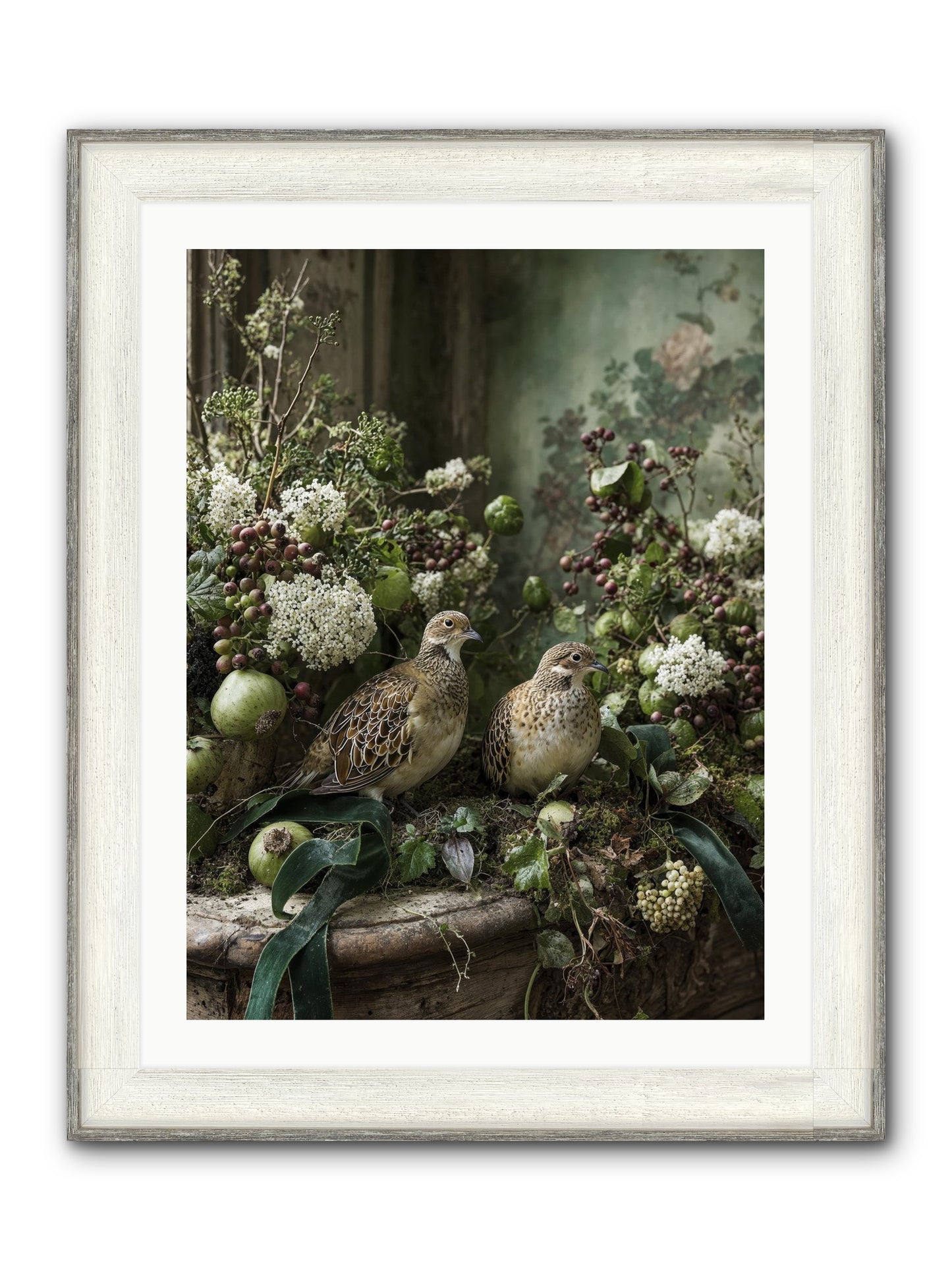 Theatre Framed Print - Driftwood White 24x32