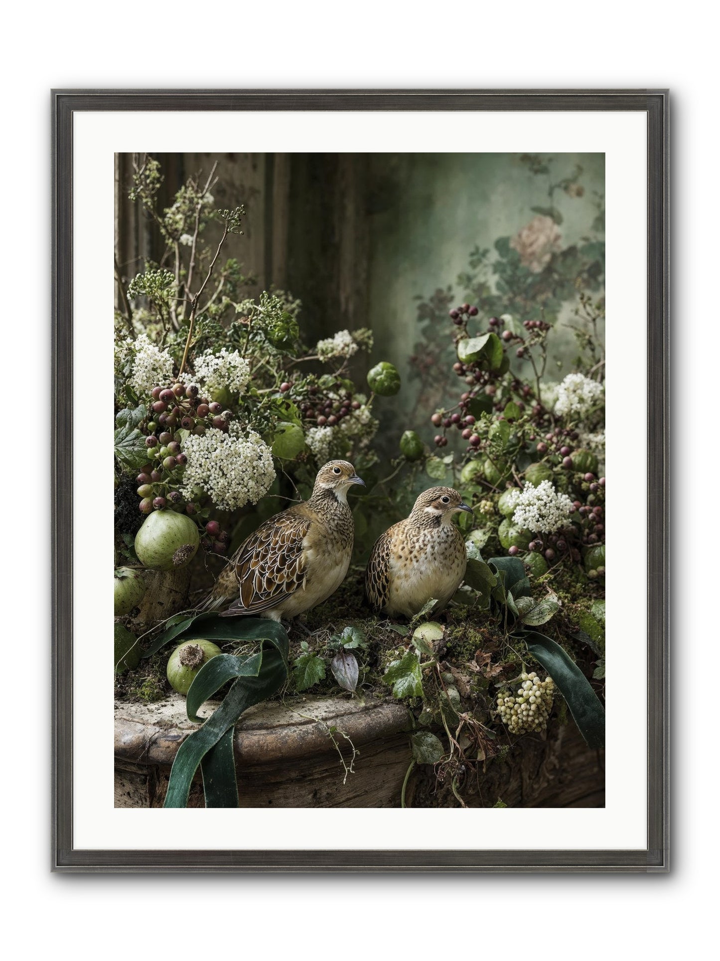 Theatre Framed Print - Slimwoods Black/Silver 24x32