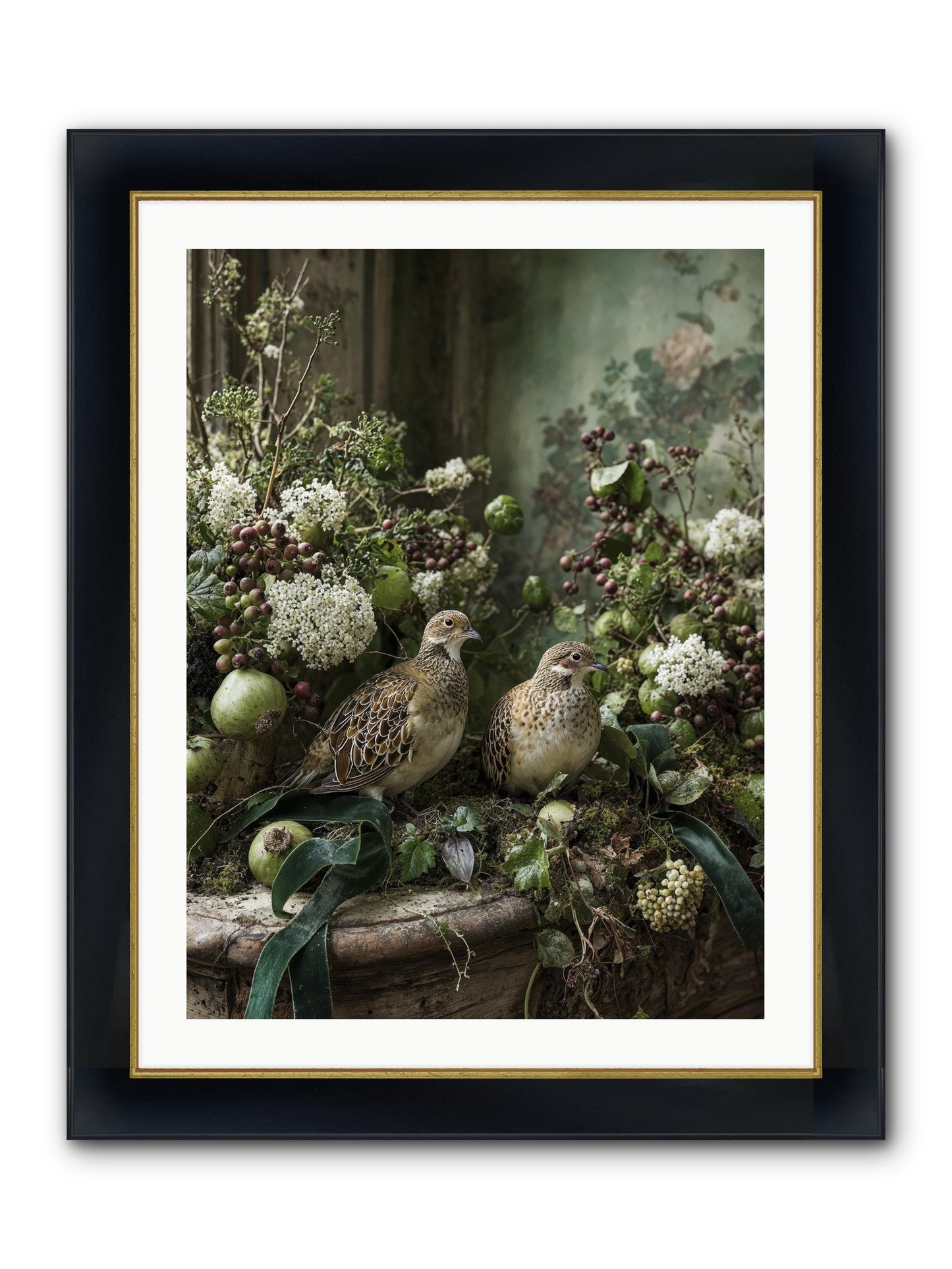 Theatre Framed Print - Wide Black w/Gold 24x32