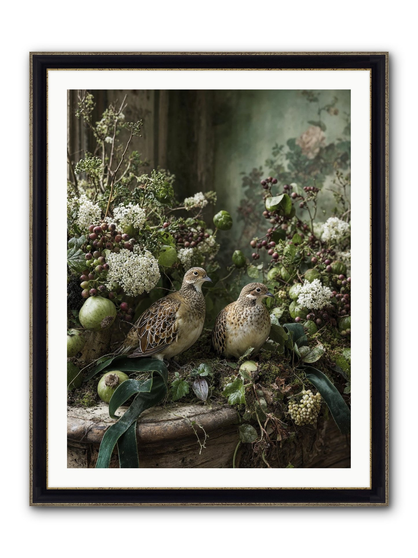 Theatre Framed Print - Black & Gold 30x40