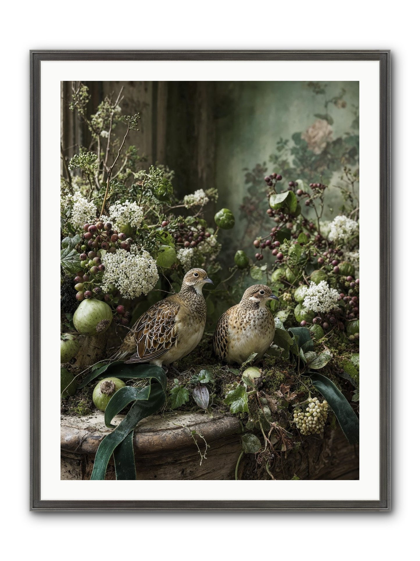Theatre Framed Print - Slimwoods Black/Silver 30x40