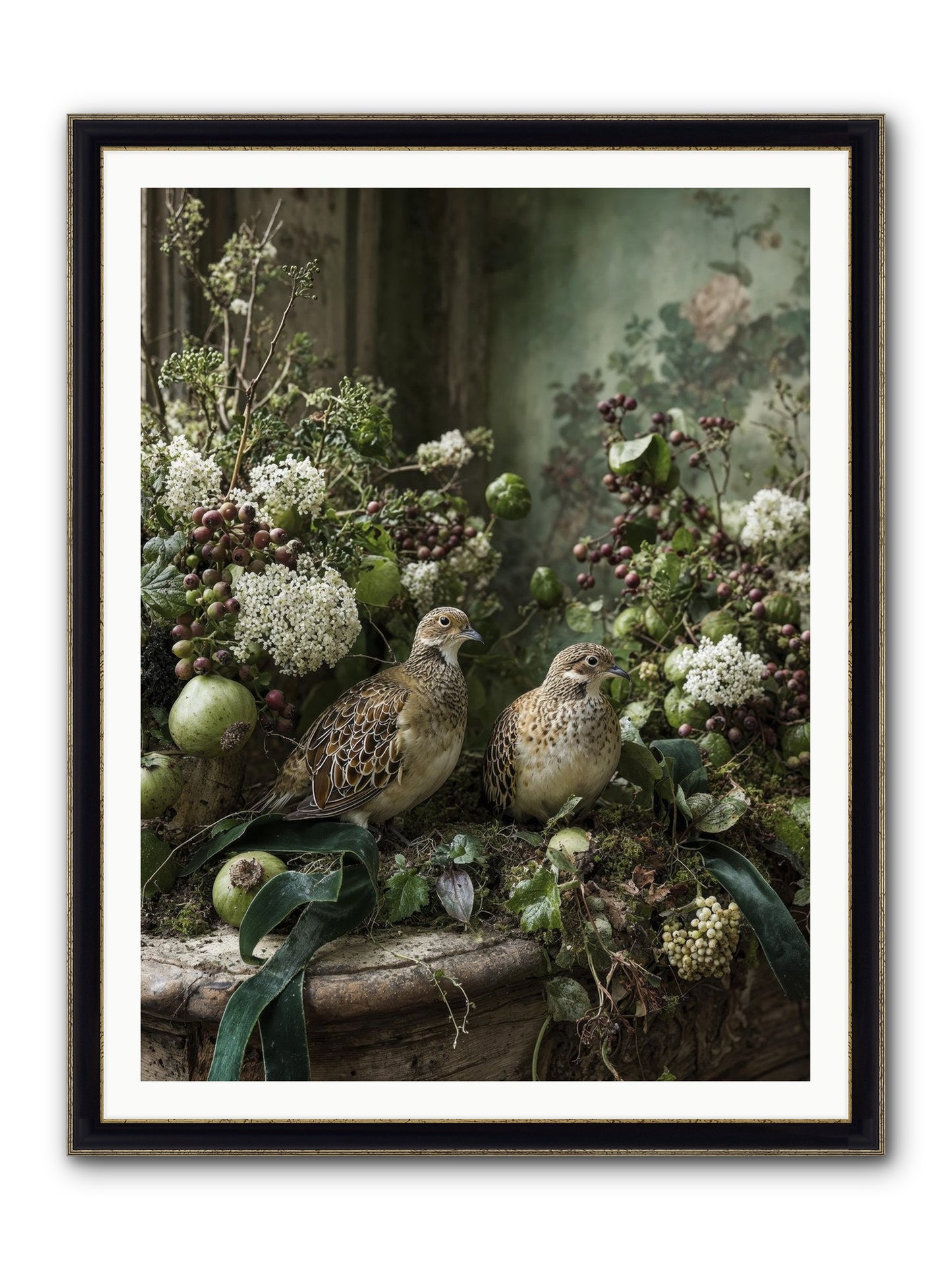 Theatre Framed Print - Black & Gold 36x48