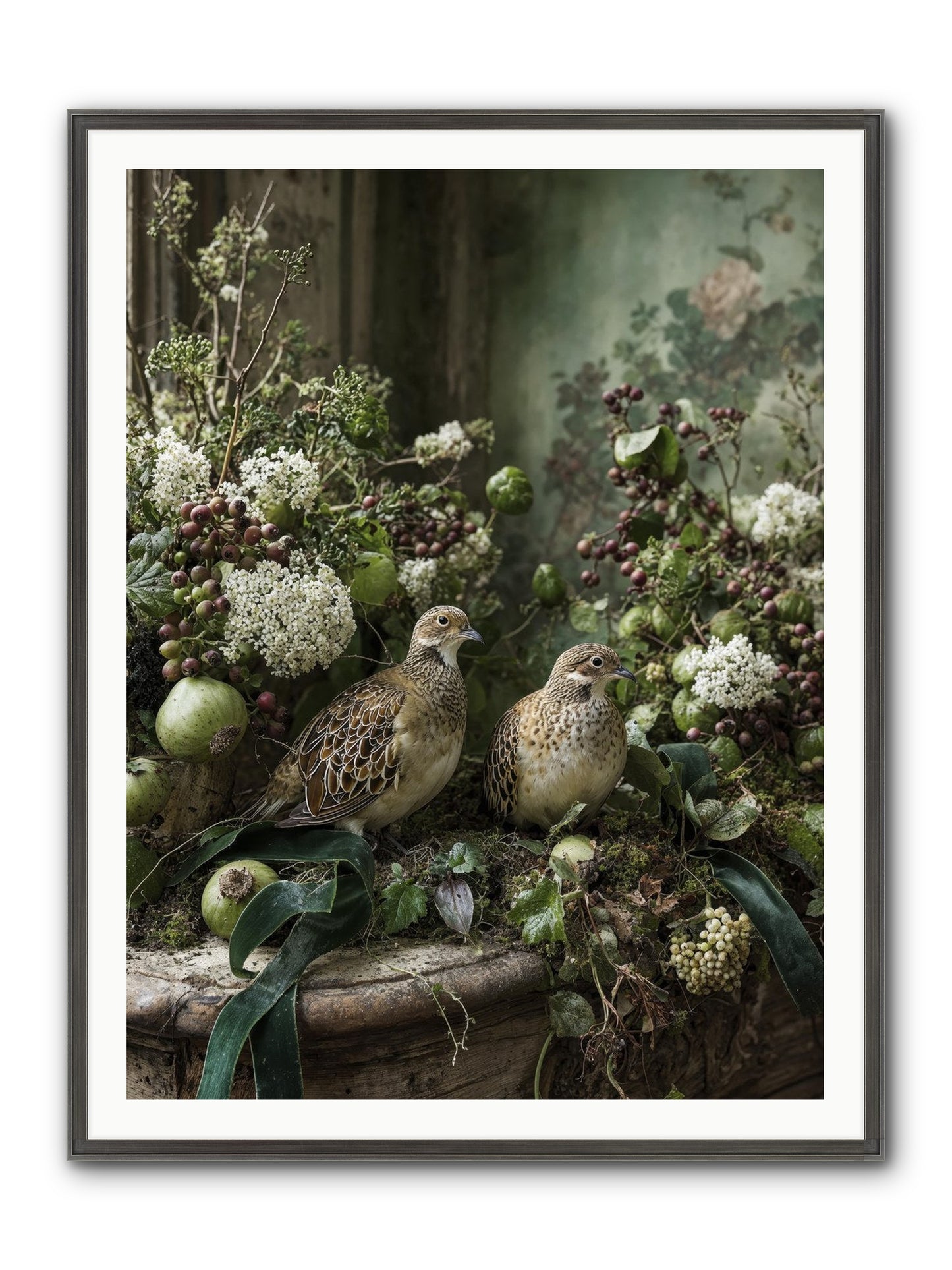 Theatre Framed Print - Slimwoods Black/Silver 36x48