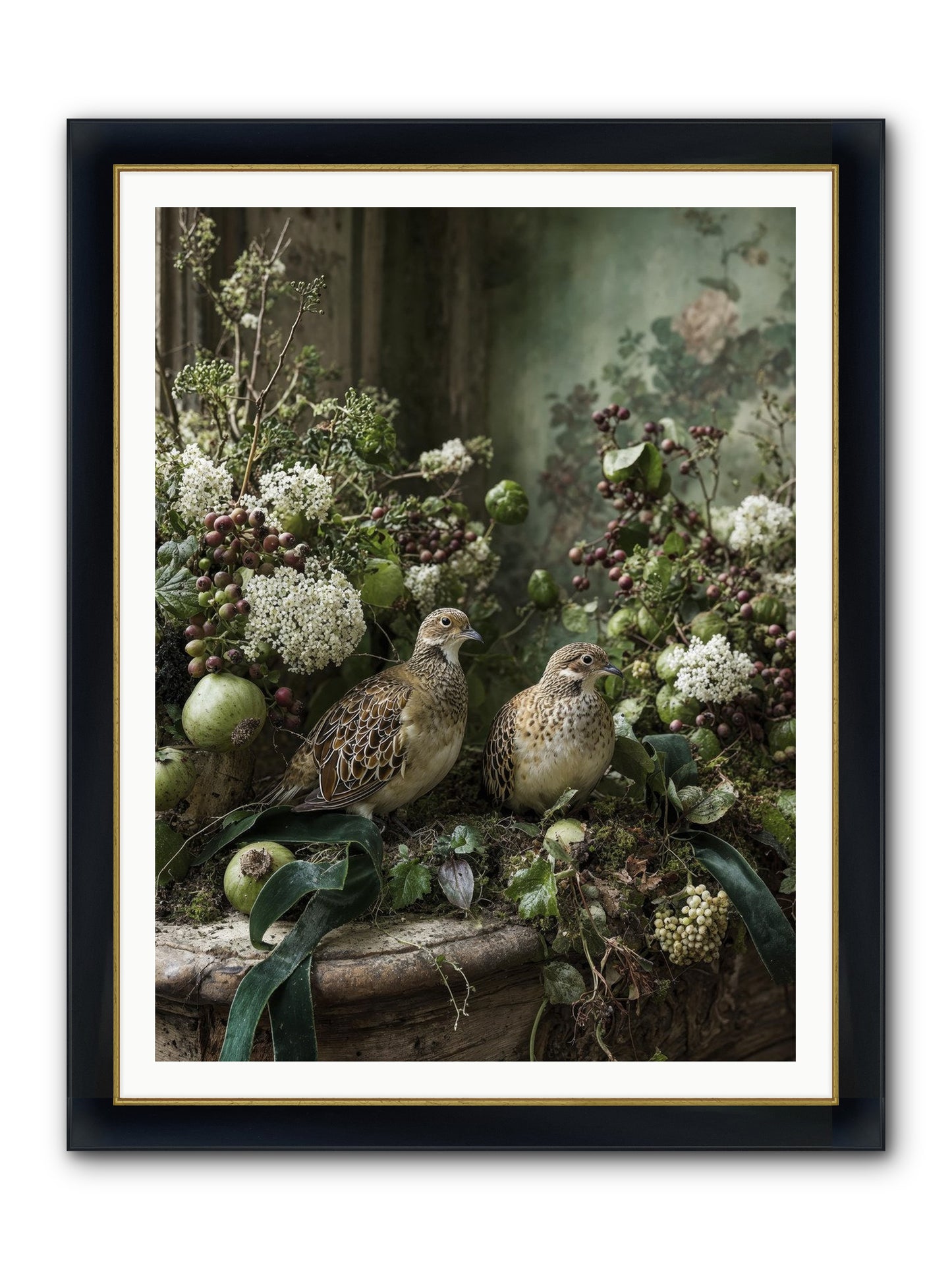 Theatre Framed Print - Wide Black w/Gold 36x48
