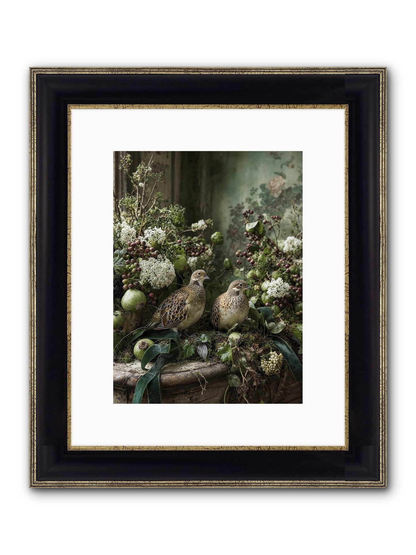 Theatre Framed Print - Black & Gold 9x12