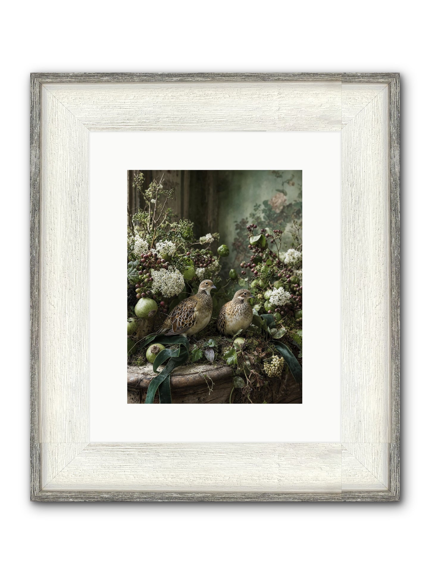 Theatre Framed Print - Driftwood White 9x12