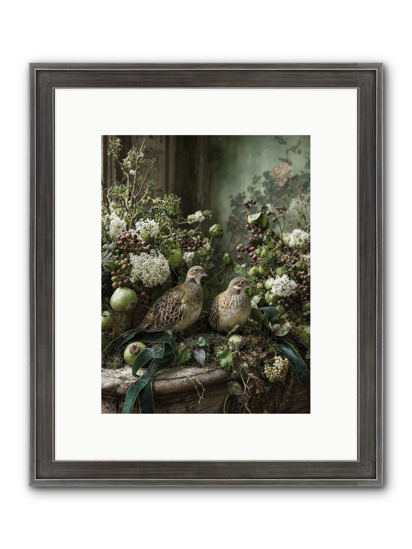 Theatre Framed Print - Slimwoods Black/Silver 9x12