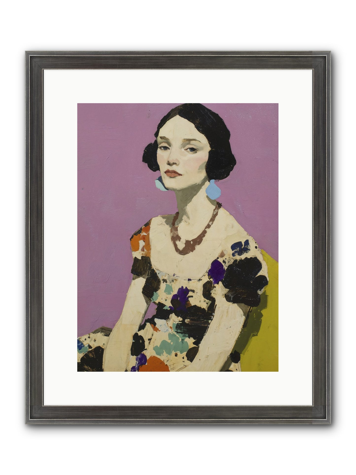 Theatre Queen Framed Print - Slimwoods Black/Silver 12x16