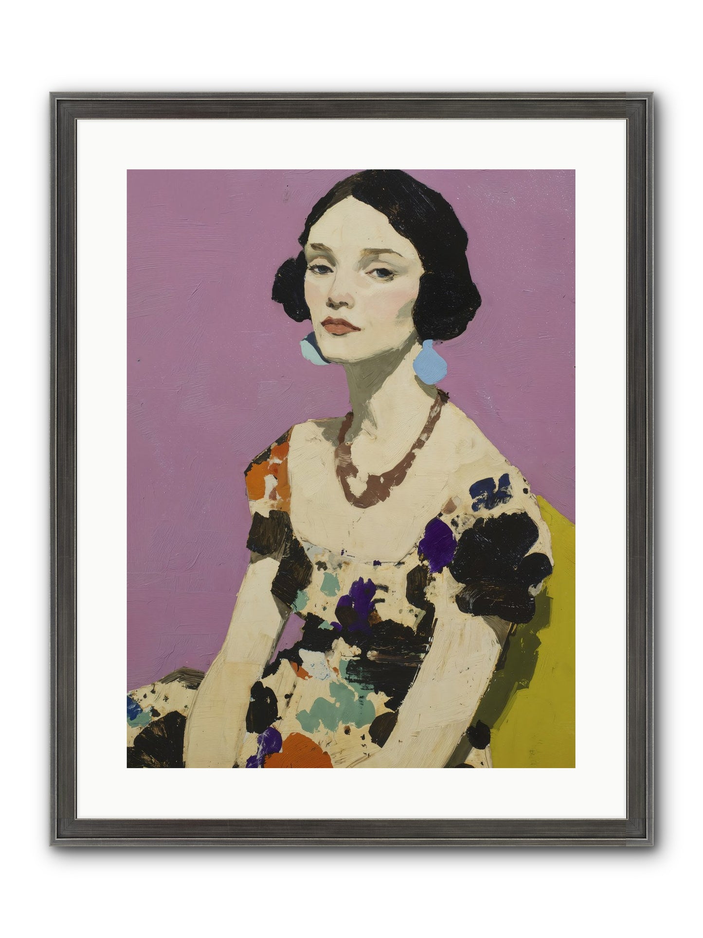 Theatre Queen Framed Print - Slimwoods Black/Silver 18x24