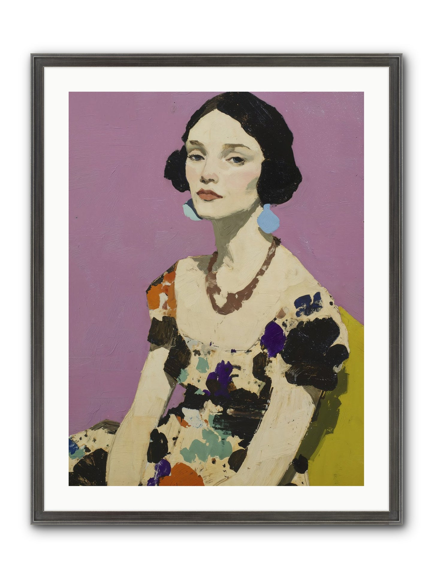 Theatre Queen Framed Print - Slimwoods Black/Silver 24x32
