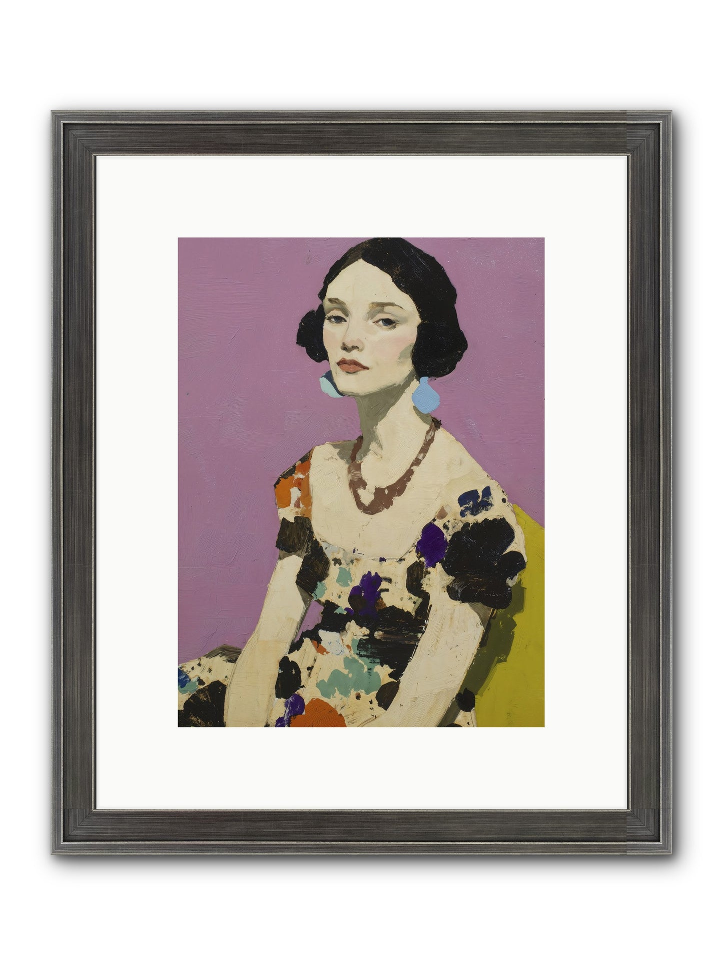 Theatre Queen Framed Print - Slimwoods Black/Silver 9x12