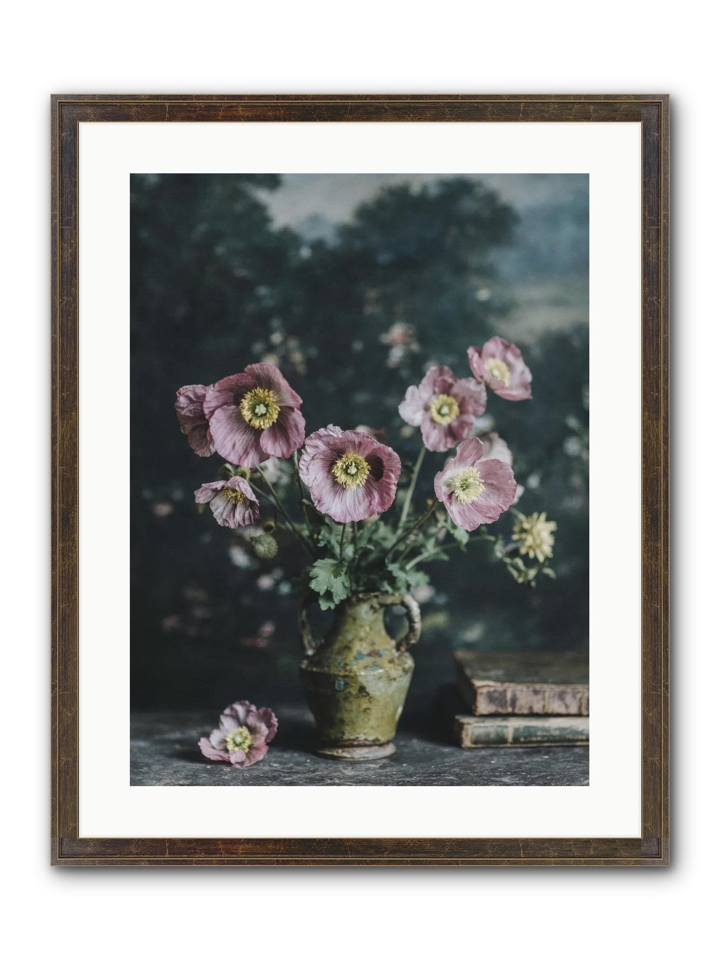 Theatrical Times Framed Print - Slimwoods Black/Gold 18x24