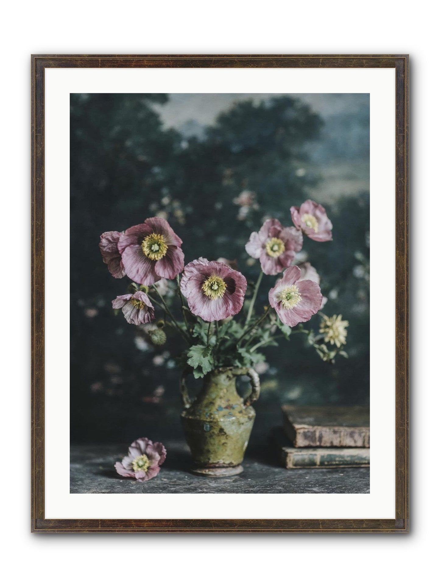 Theatrical Times Framed Print - Slimwoods Black/Gold 24x32