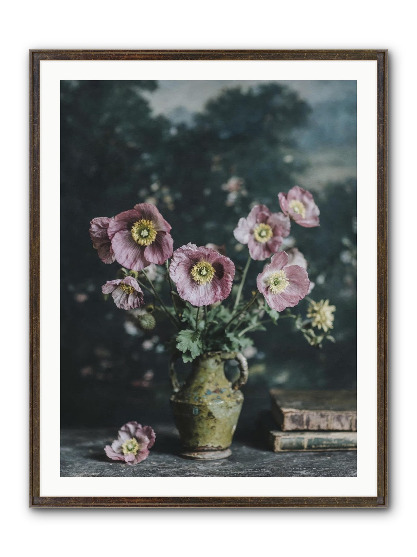 Theatrical Times Framed Print - Slimwoods Black/Gold 30x40