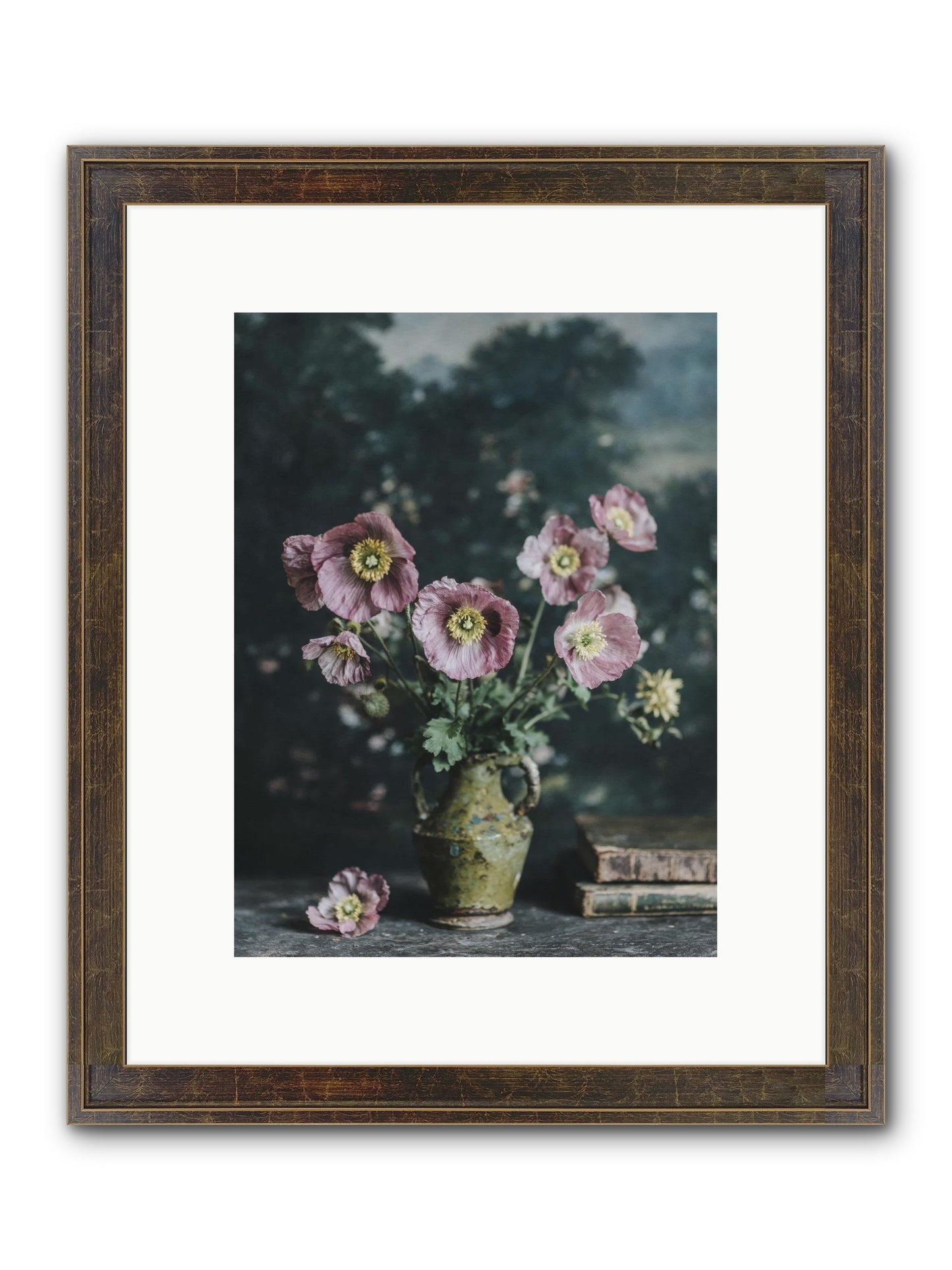 Theatrical Times Framed Print - Slimwoods Black/Gold 9x12