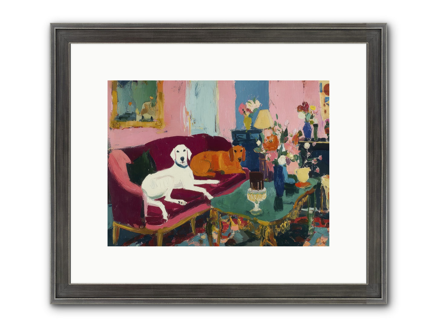 They Lived Well Framed Print - Slimwoods Black/Silver 12x9