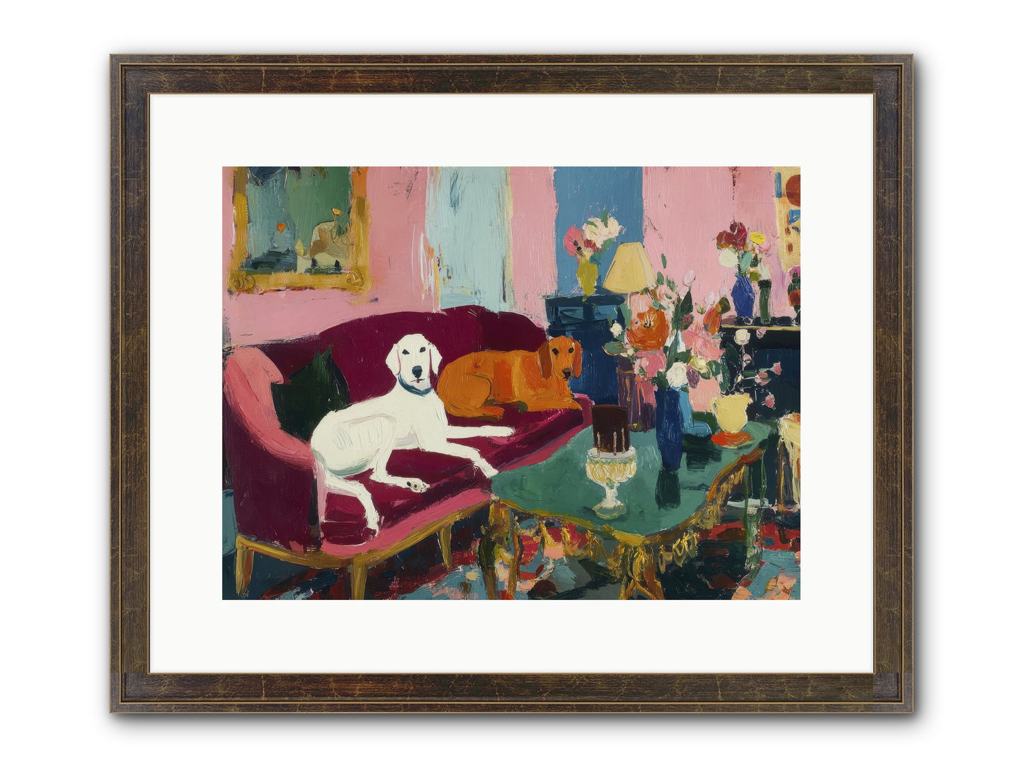 They Lived Well Framed Print - Slimwoods Black/Gold 16x12
