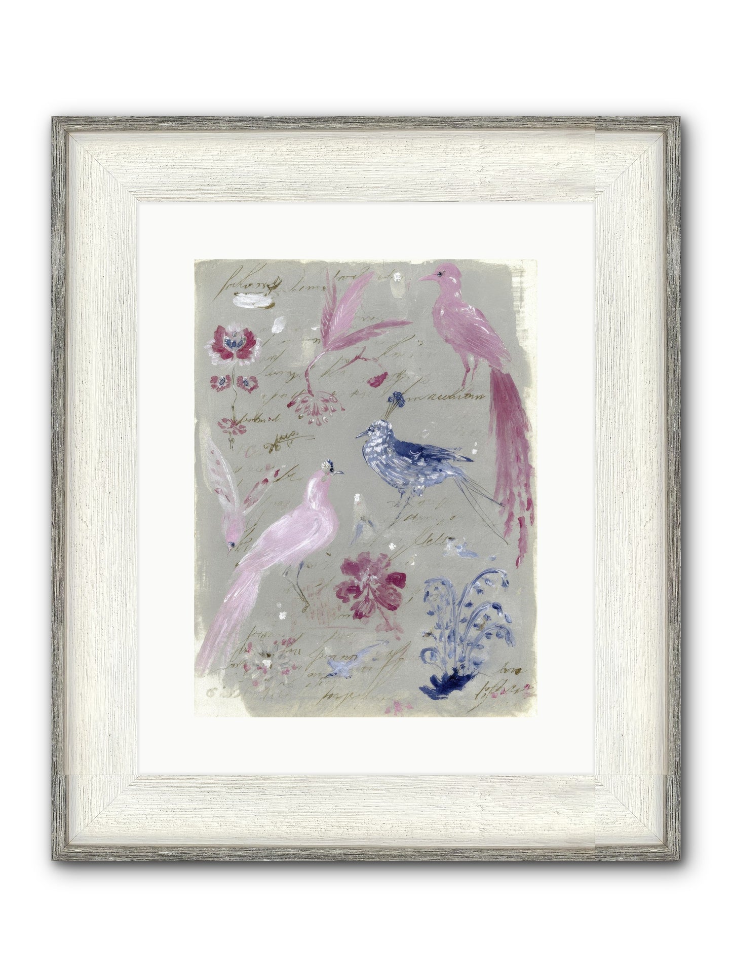 Thimble & Moon Society Framed Print - Driftwood White 12x16